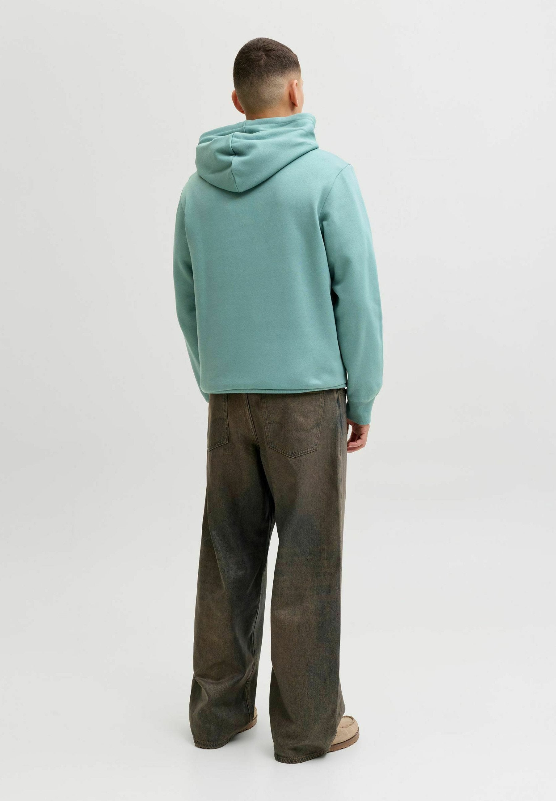 Logo - Hoodie - mineral blue