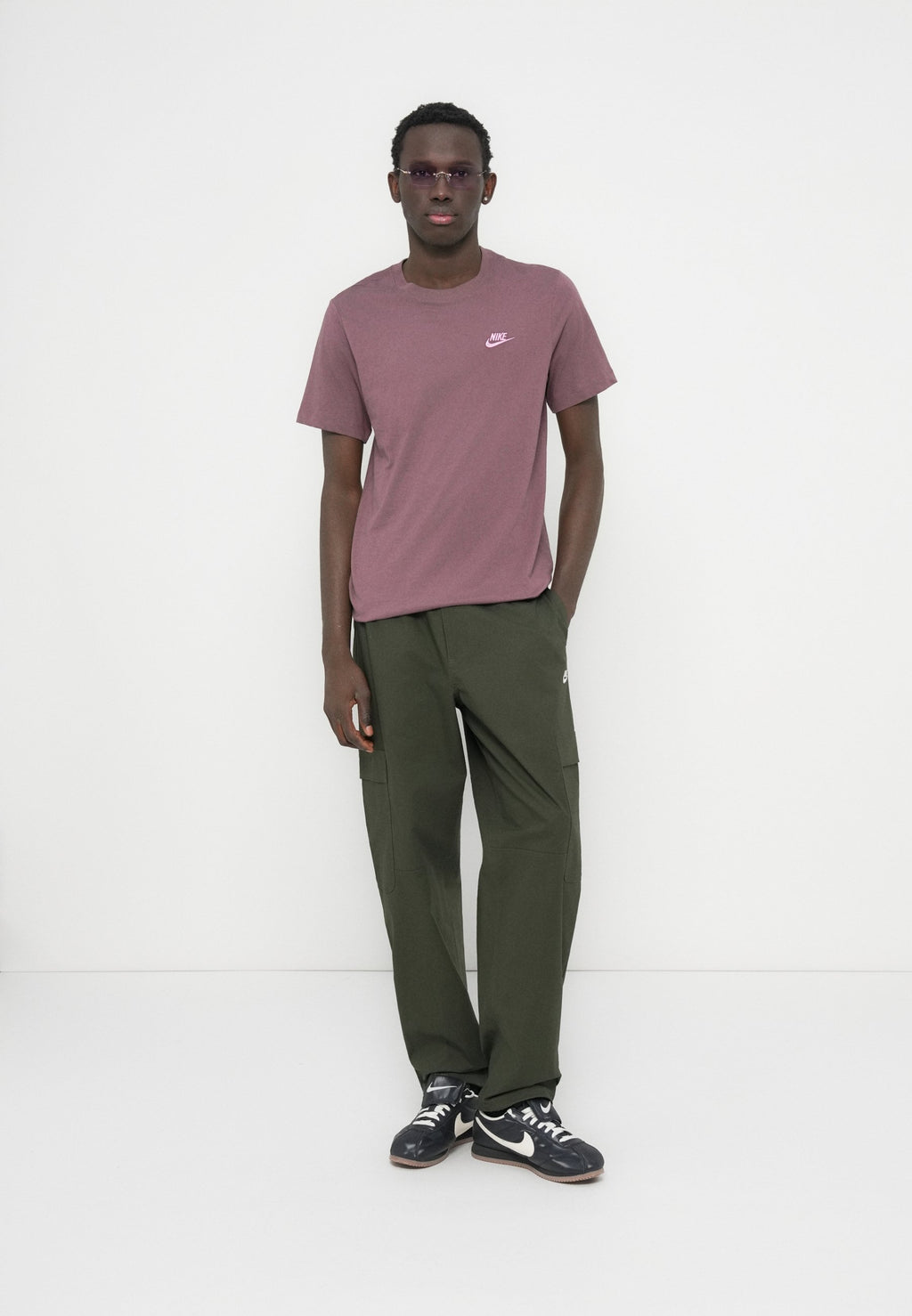 CLUB TEE - Basic T-shirt - berry