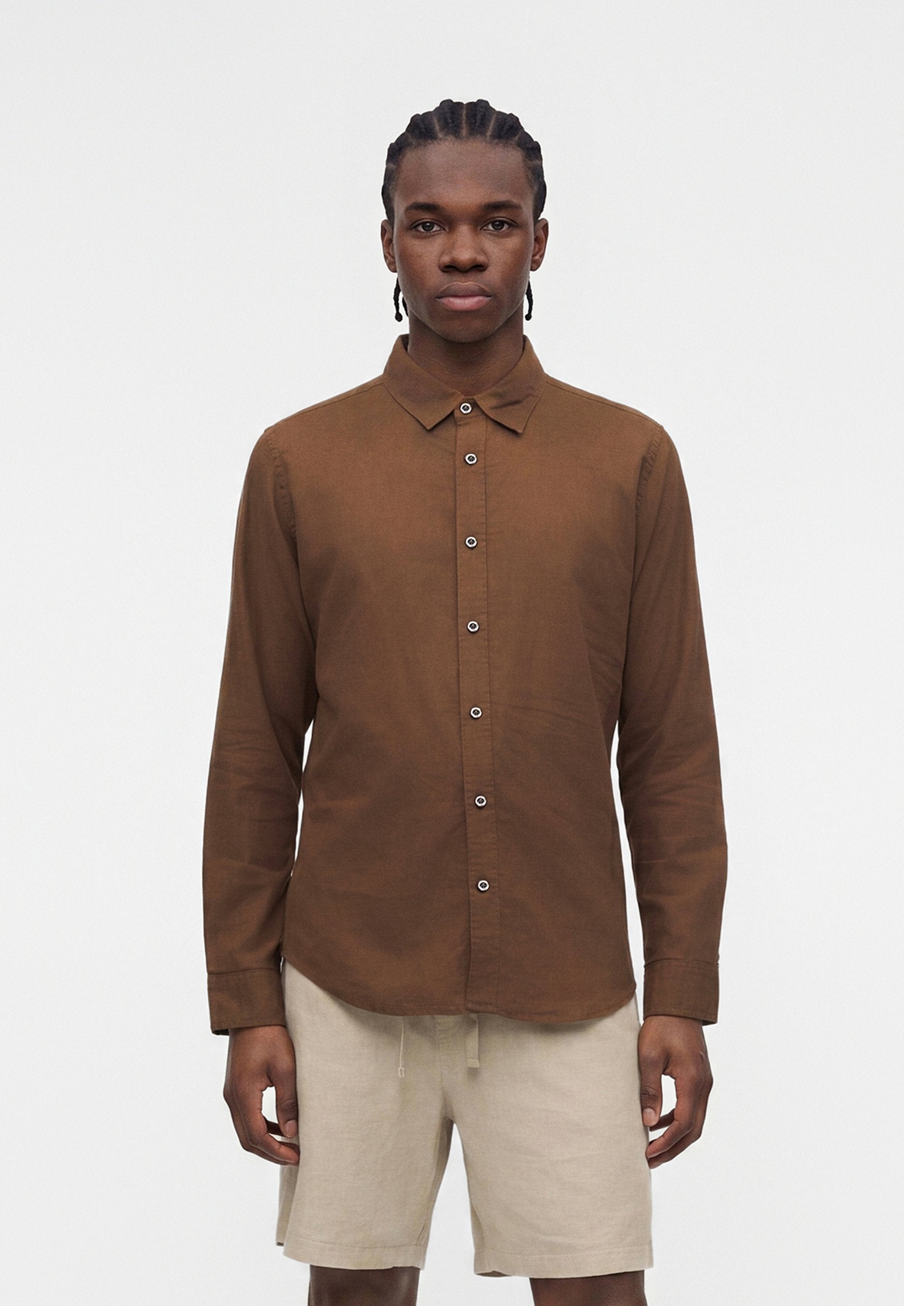 STANDARD - Shirt - brown