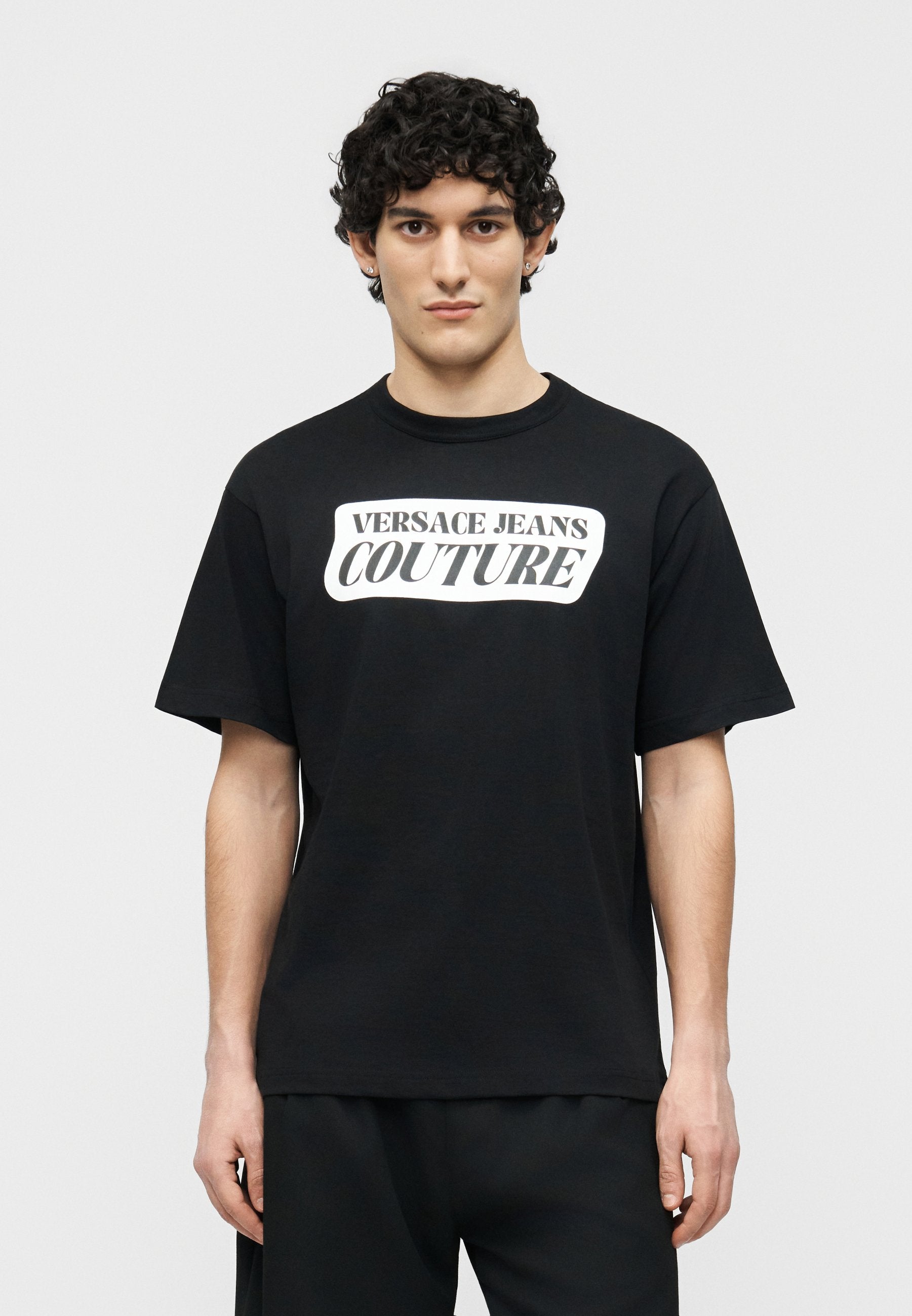 Print T-shirt - black