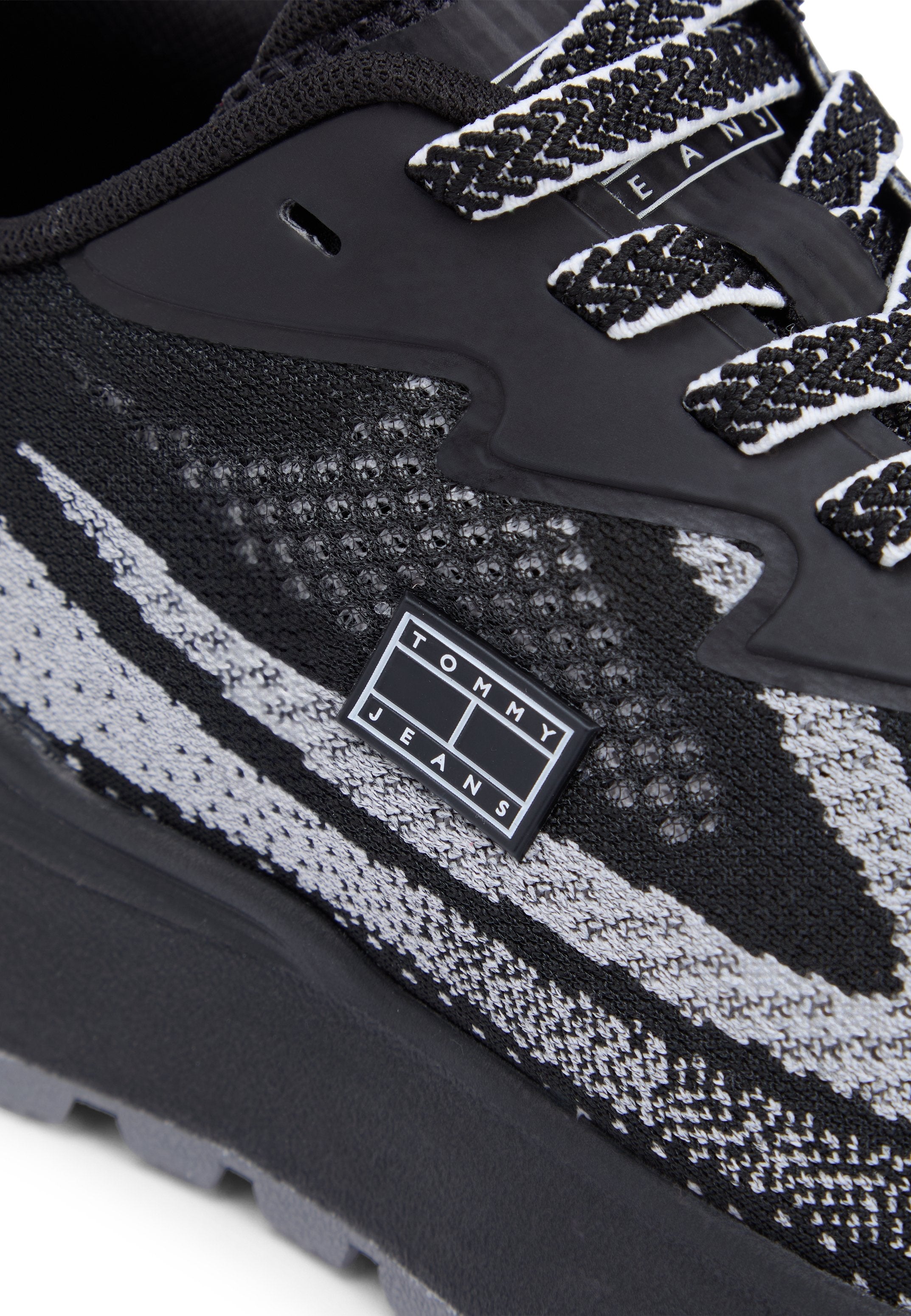 MESH JACQUARD CLEAT  - Trainers - black/ecru