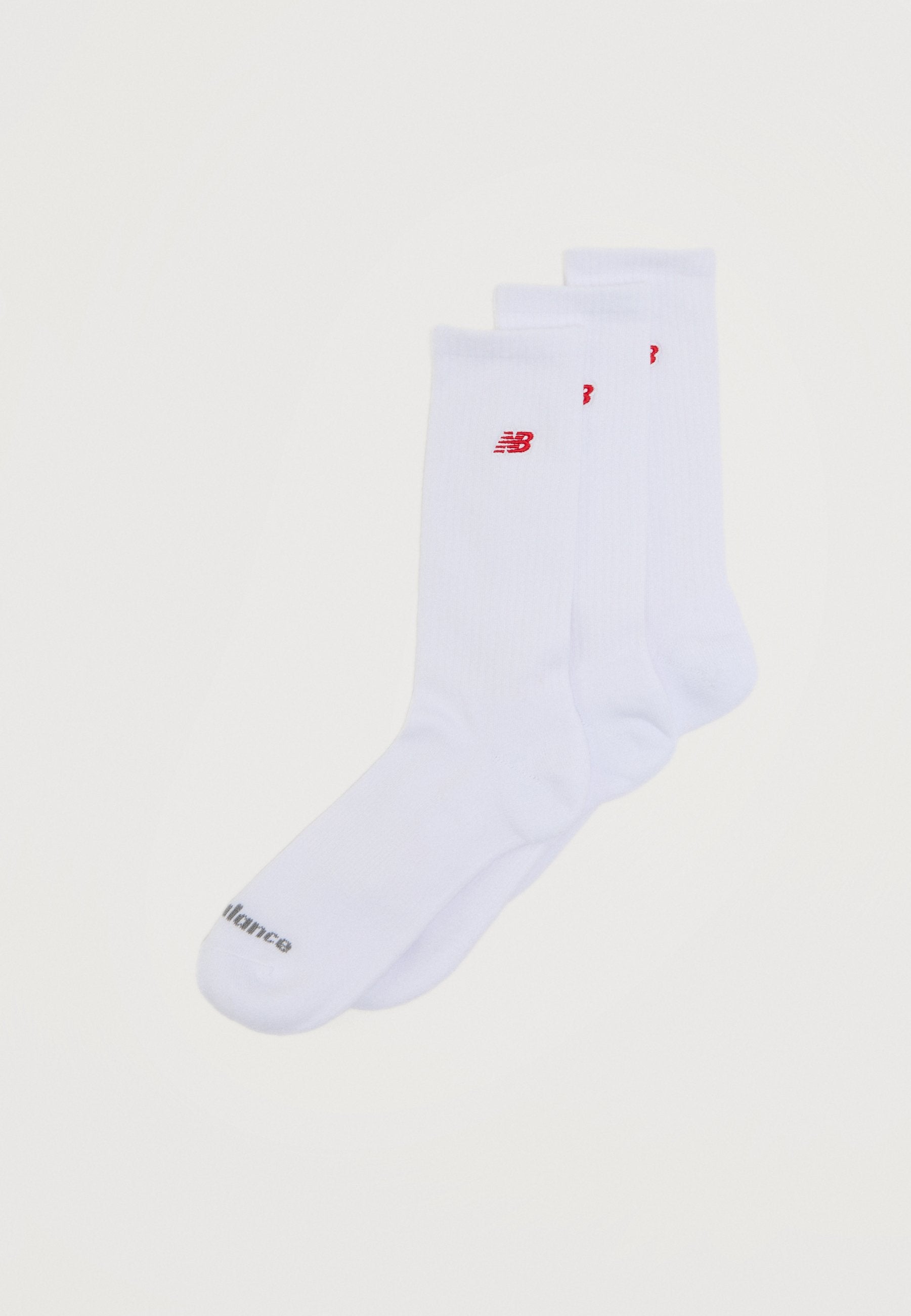 PATCH LOGO CREW UNISEX 3 PACK - Socks - white