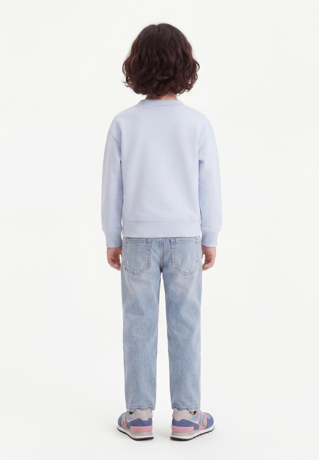 STACKED LOGO CREW - Sweatshirt - oxford blue