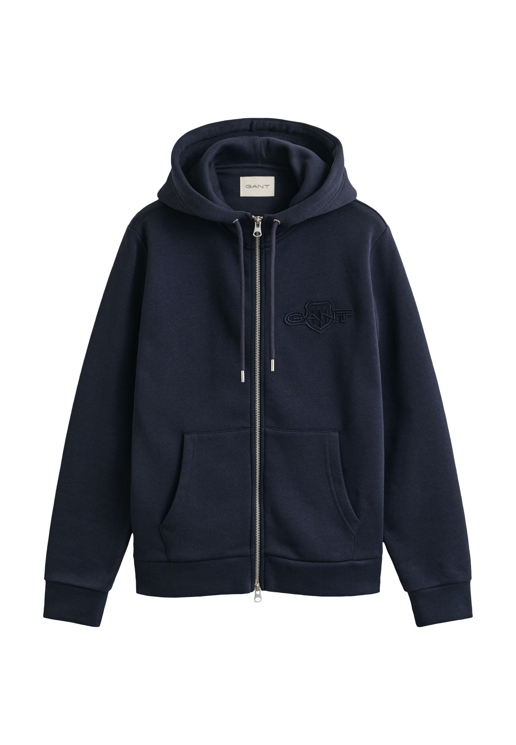 Zip-up sweatshirt - evening blue