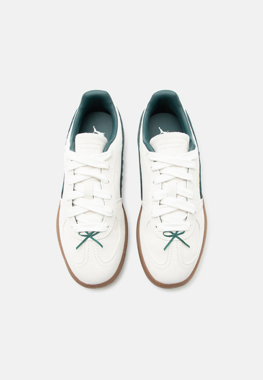 PALERMO BOW - Trainers - warm white/green terrain/gold-coloured