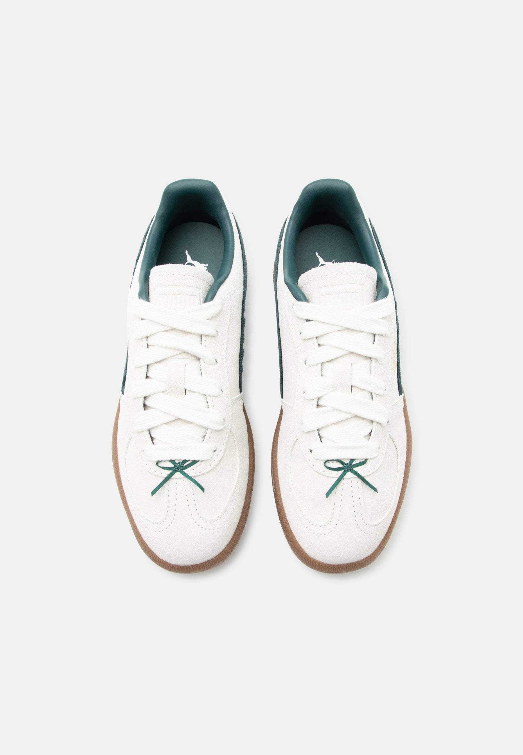 PALERMO BOW - Trainers - warm white/green terrain/gold-coloured