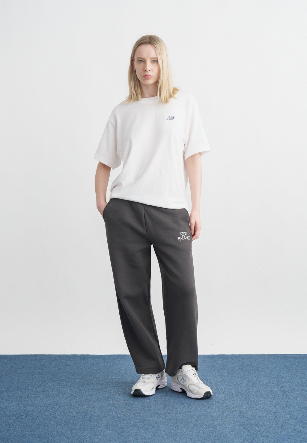 Tracksuit bottoms - faded black