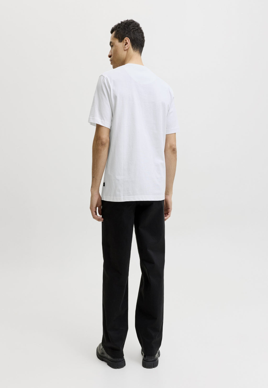 JPRBLALUCAS GRAPHIC TEE - Print T-shirt - bright white