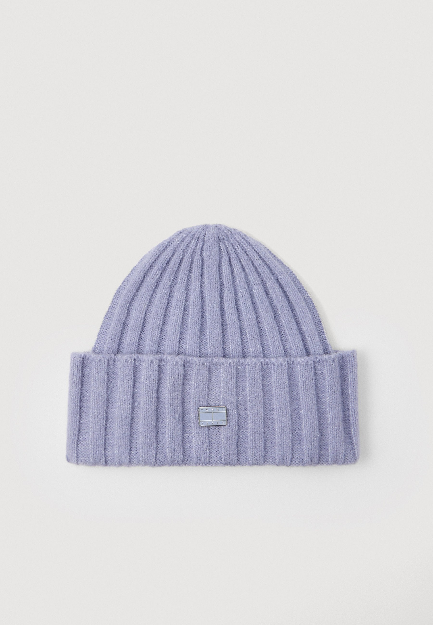 HERITAGE PLAQUE WOOL BLEND BEANIE - Beanie - periwinkle dusk