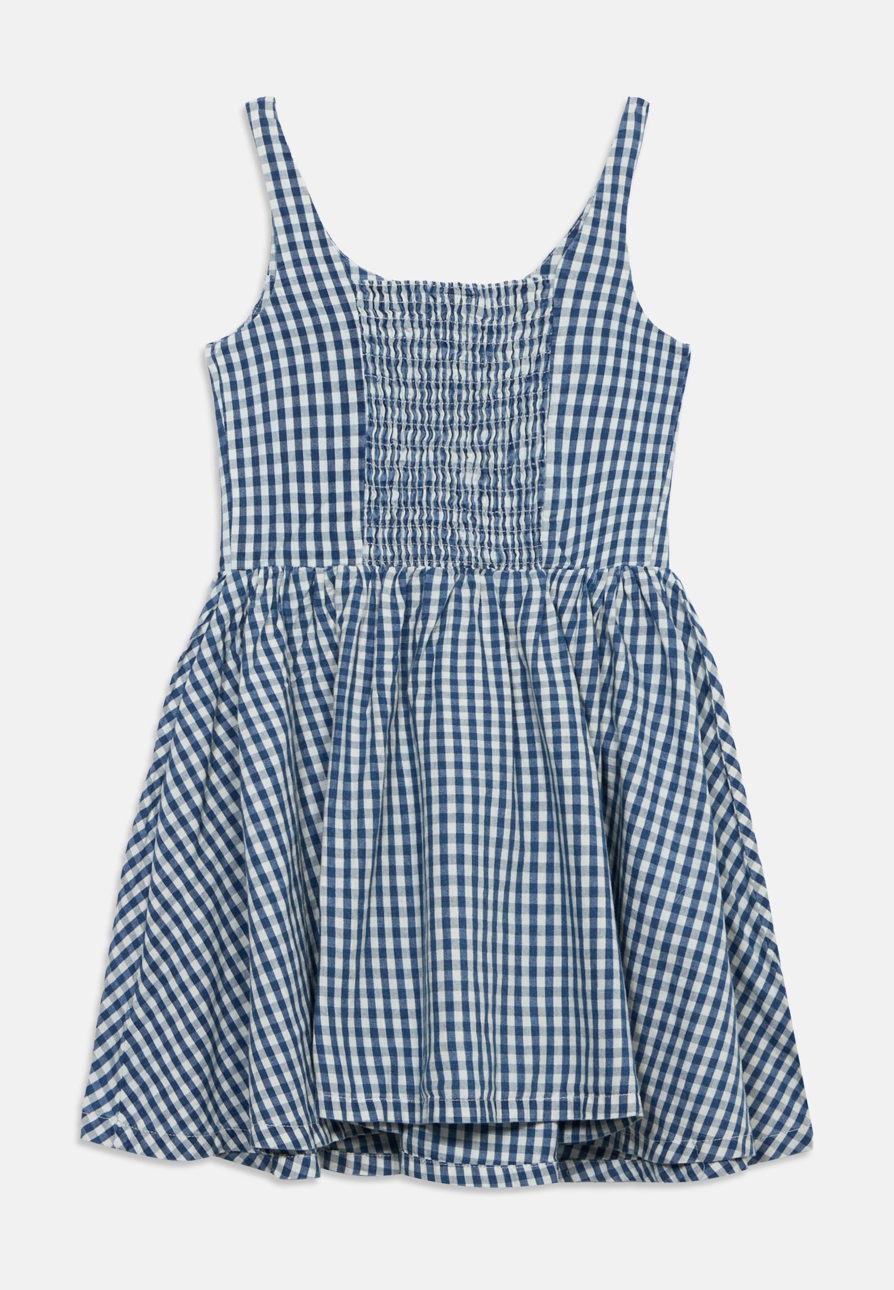 TANK SQUARE NECK DRESS - Day dress - blue
