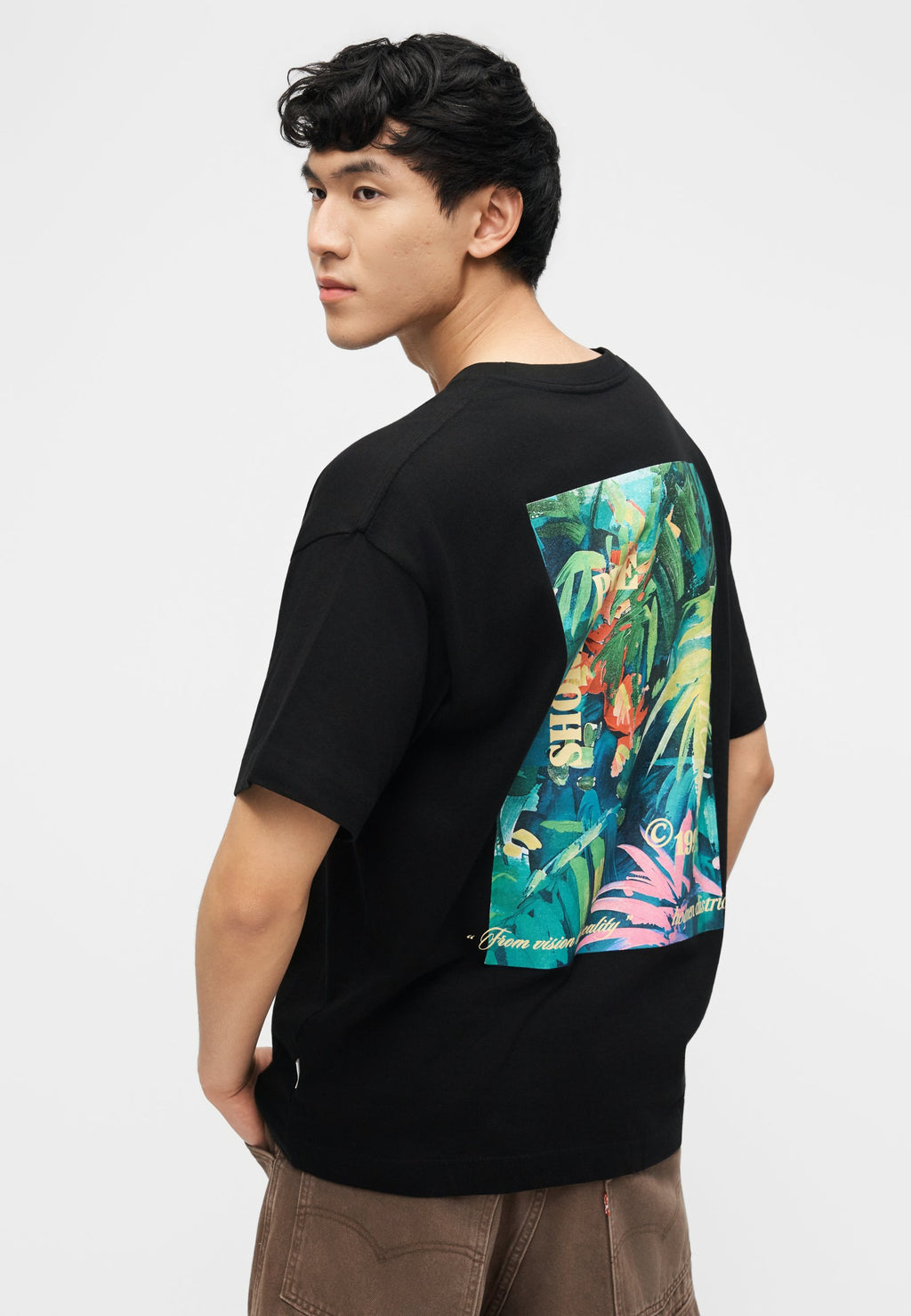 T- - Print T-shirt - black