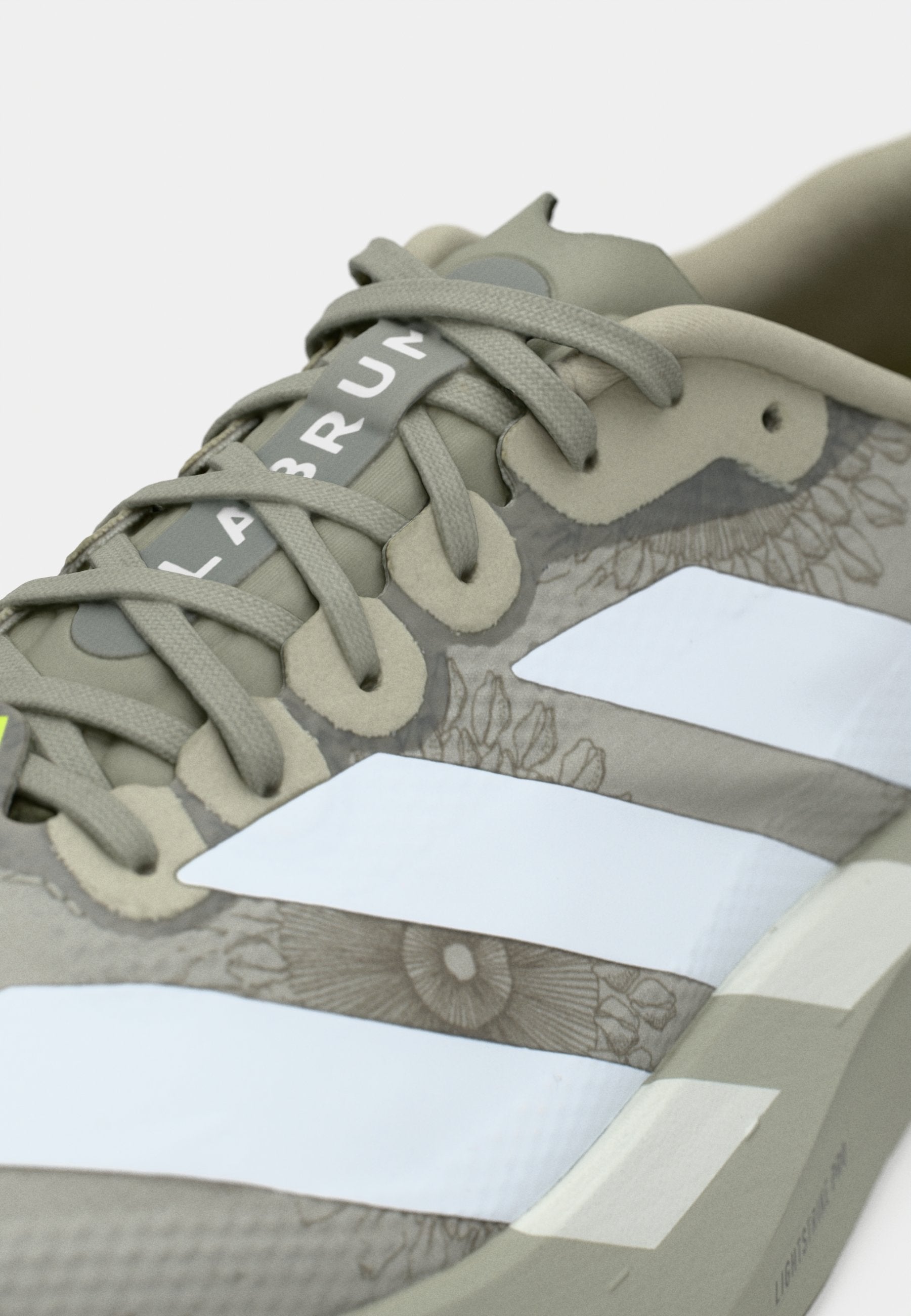 ADIZERO EVO SL - Baskets - sesame/footwear white/legacy green