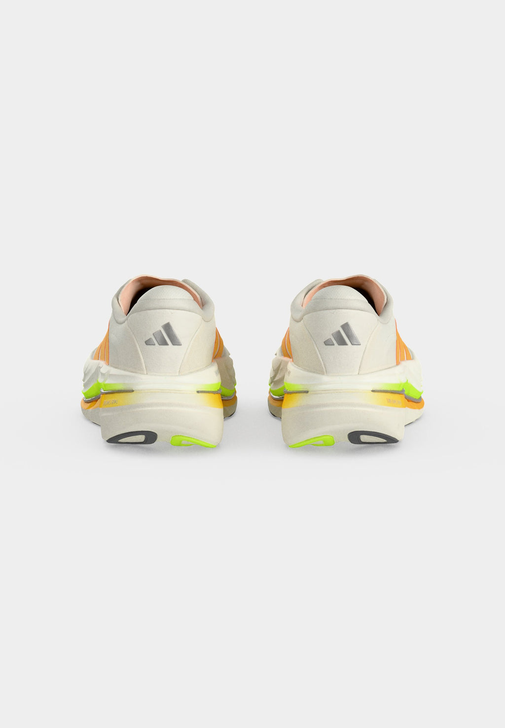 ADISTAR BYD 2 - Road running shoes - cloud white/lucid tangerine/signal green