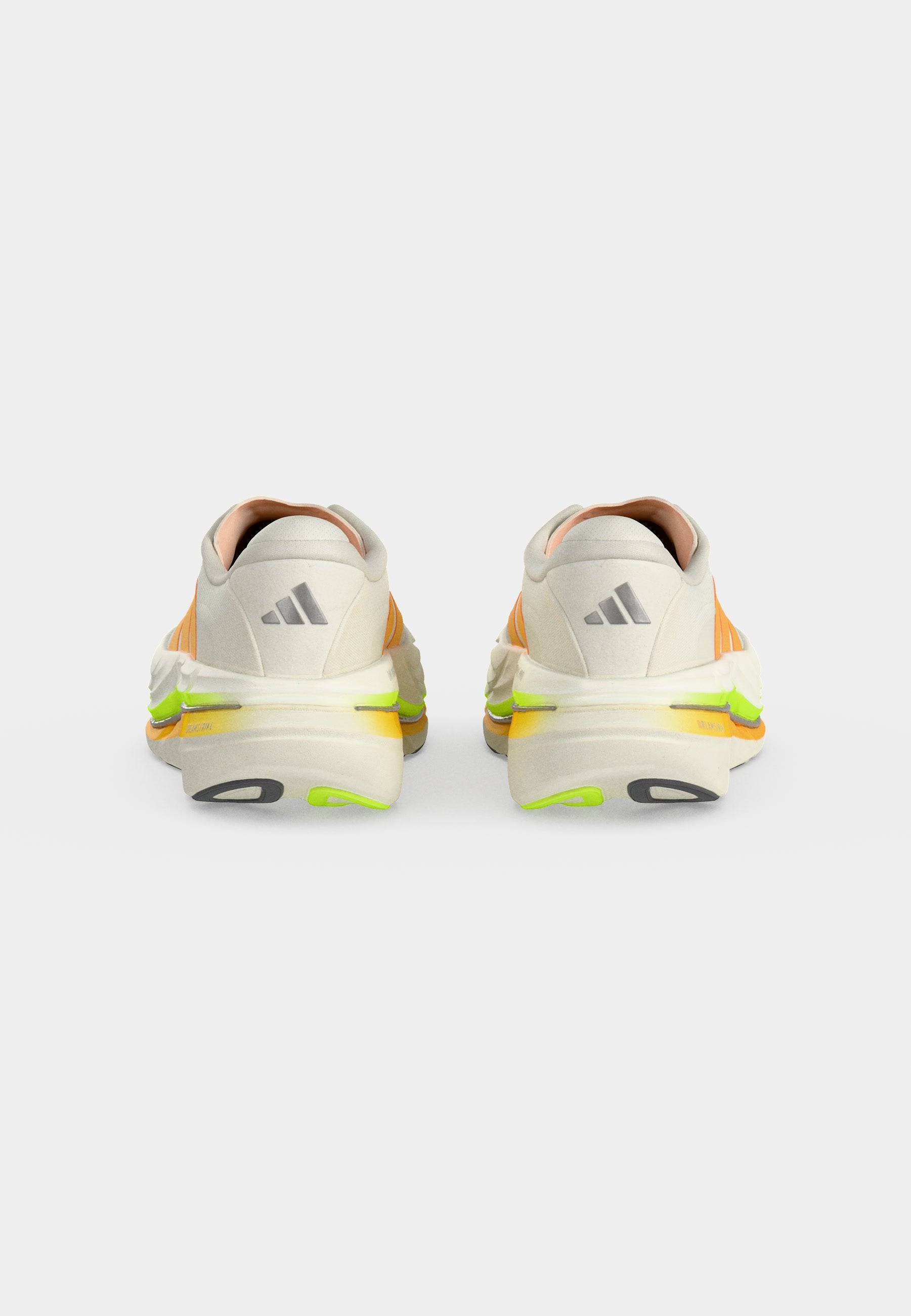 ADISTAR BYD 2 - Road running shoes - cloud white/lucid tangerine/signal green