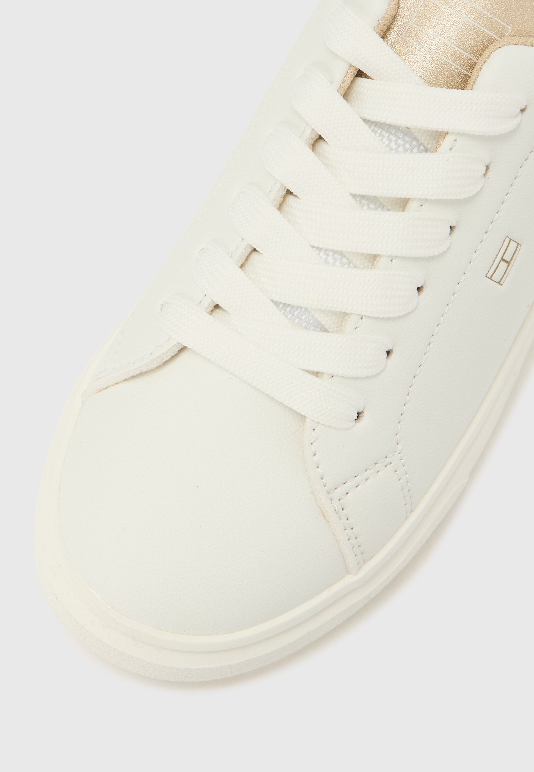 COOPER UNISEX - Trainers - white/gold-coloured