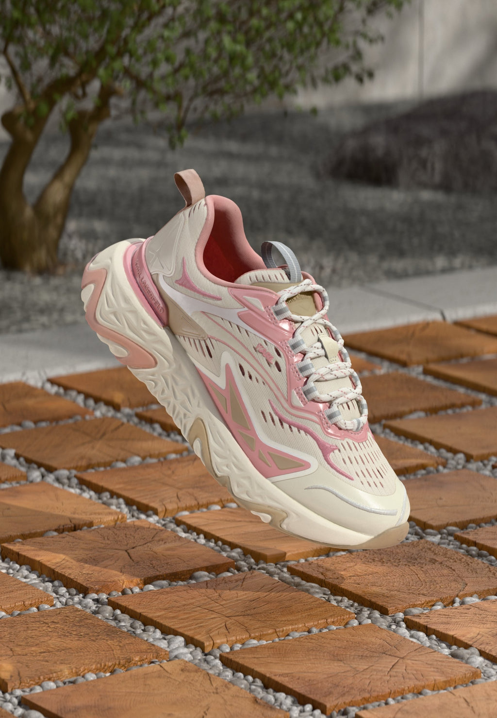 BLAZE - Trainers - off white/pink