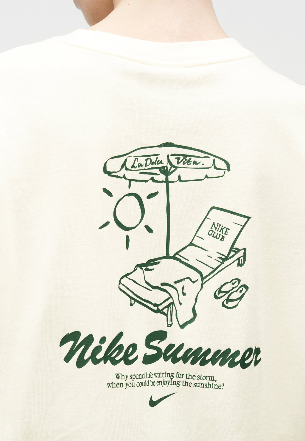 Basic T-shirt - pale ivory