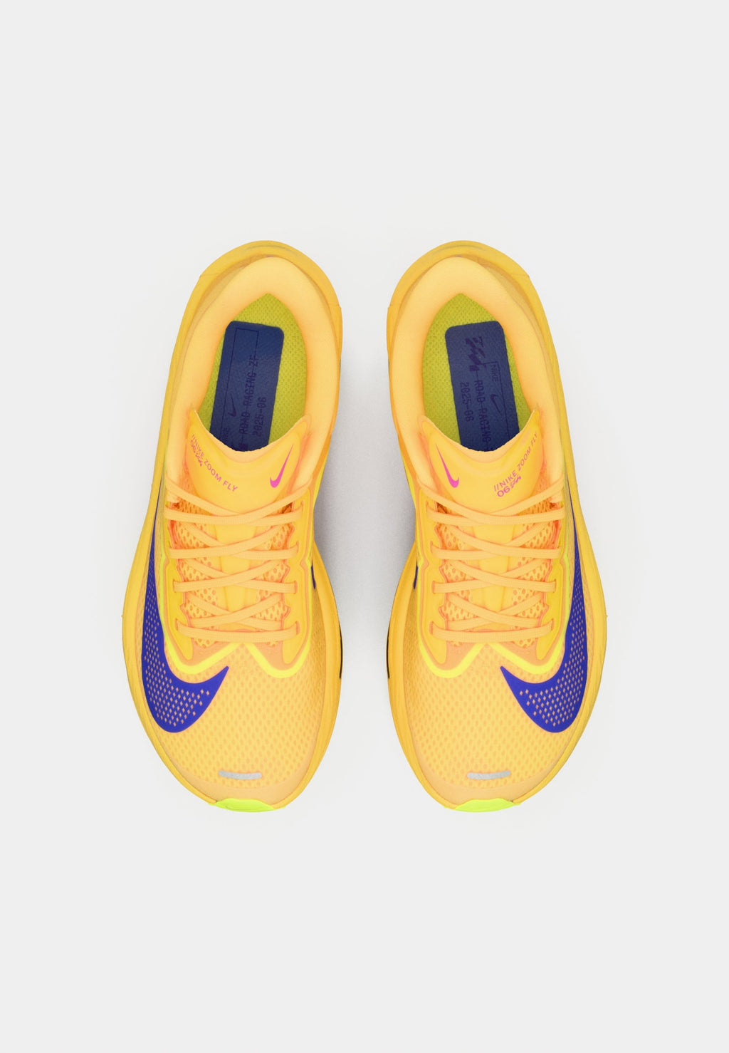 ZOOM FLY 6 - Road running shoes - citron pulse/indigo burst/volt ice/hyper violet/blue void/alabaster