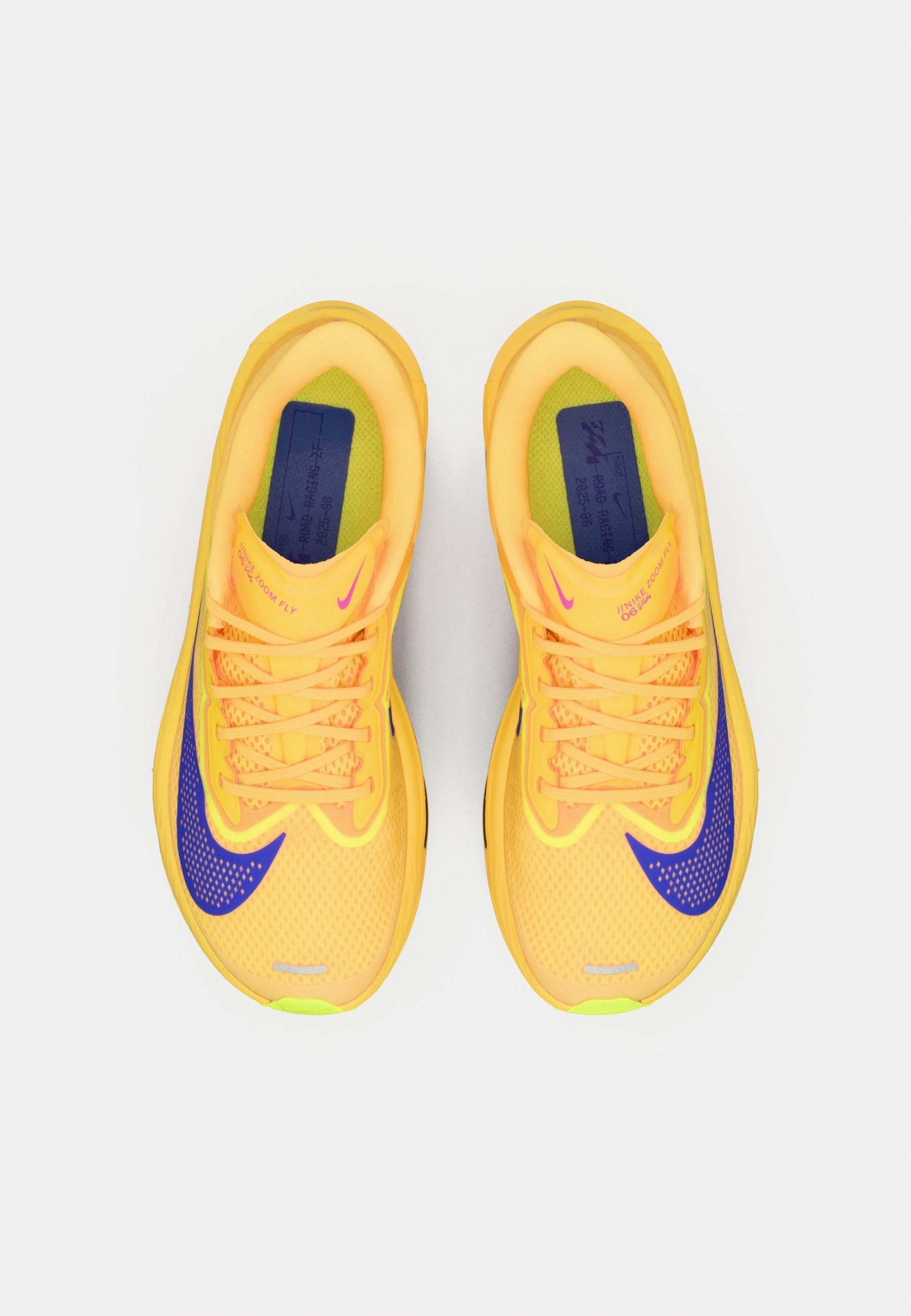 ZOOM FLY 6 - Road running shoes - citron pulse/indigo burst/volt ice/hyper violet/blue void/alabaster