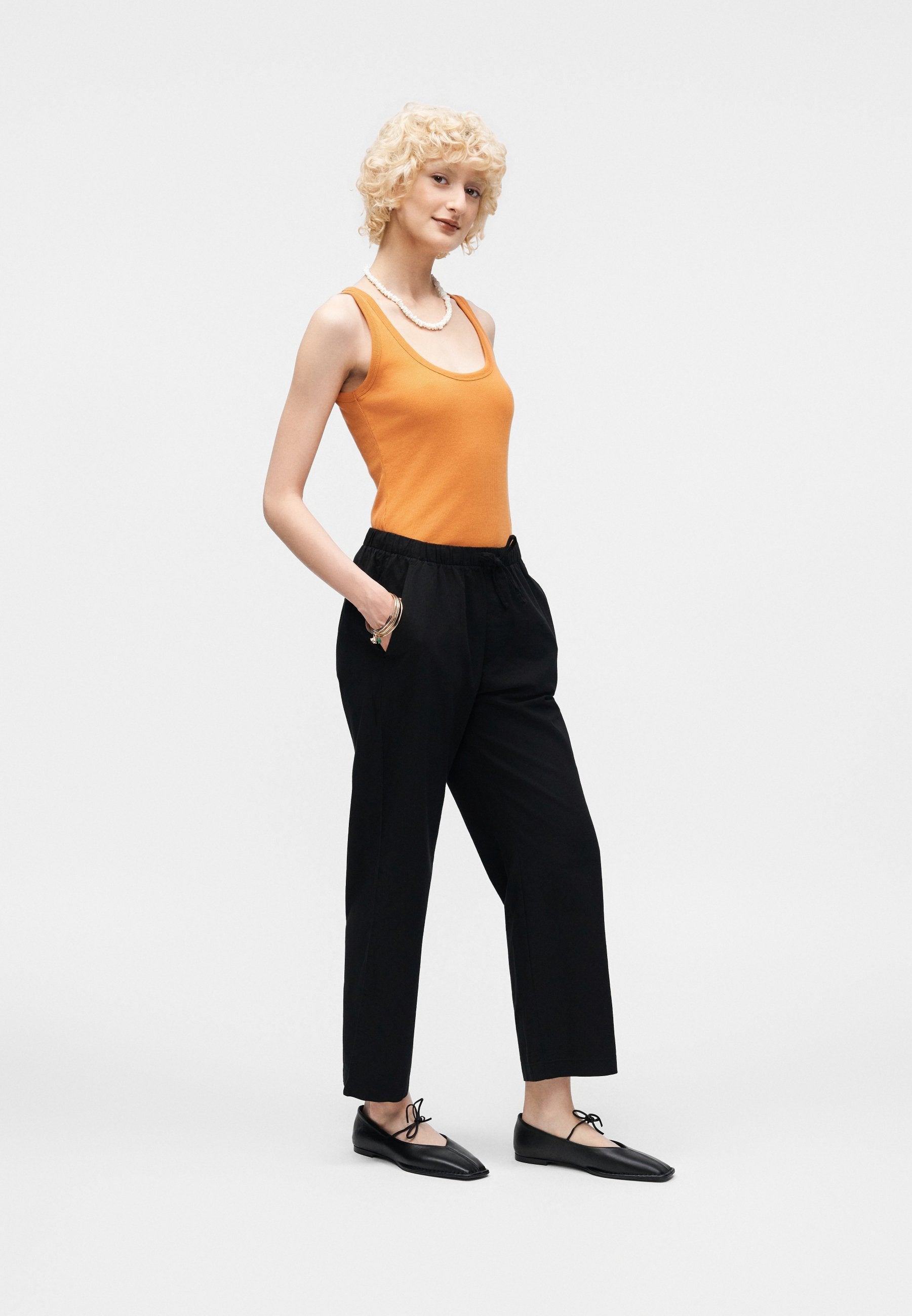 EASY PANT - Trousers - true black