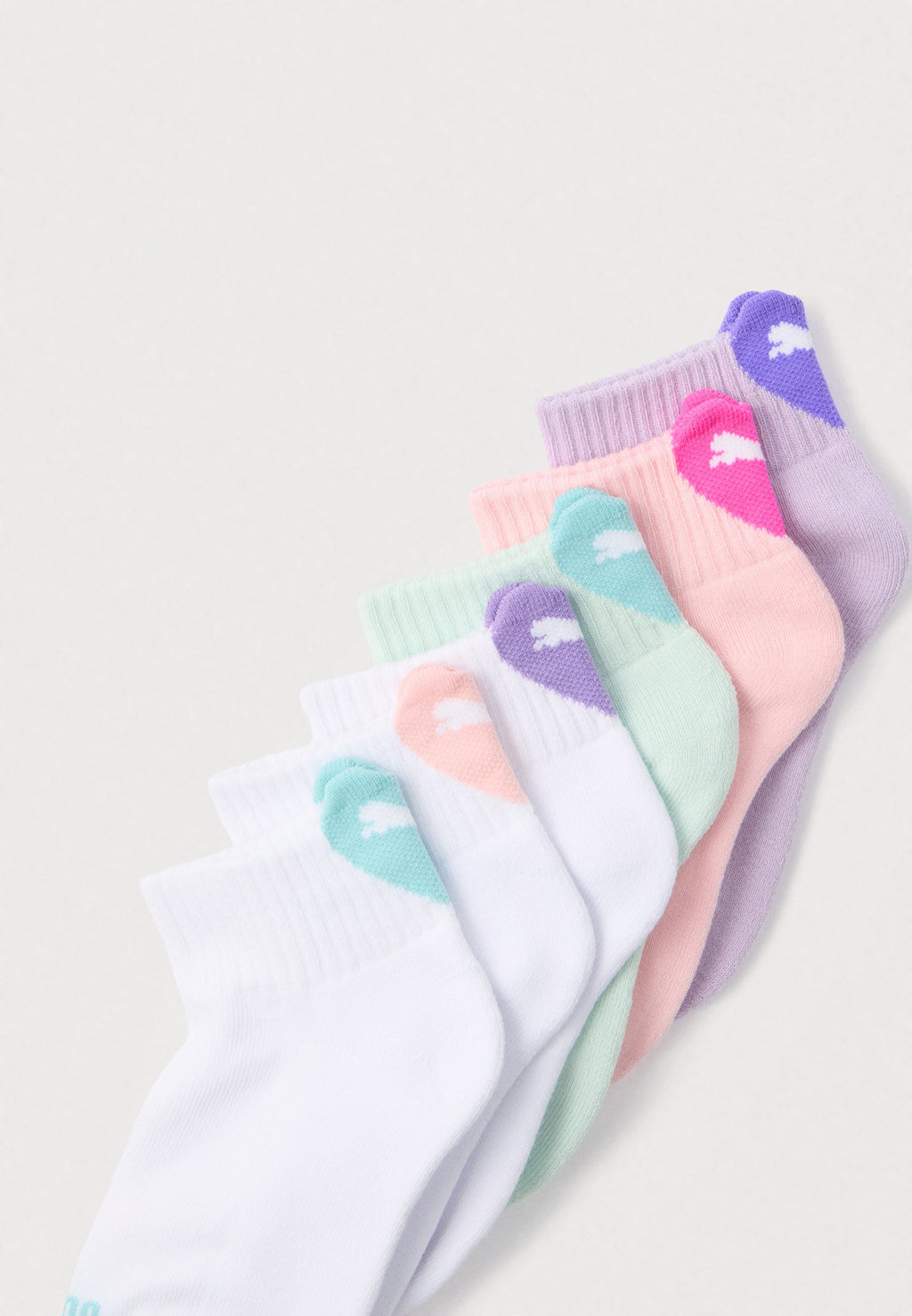 KIDS HEART LOGO QUARTER UNISEX 6 PACK - Socks - multi-coloured