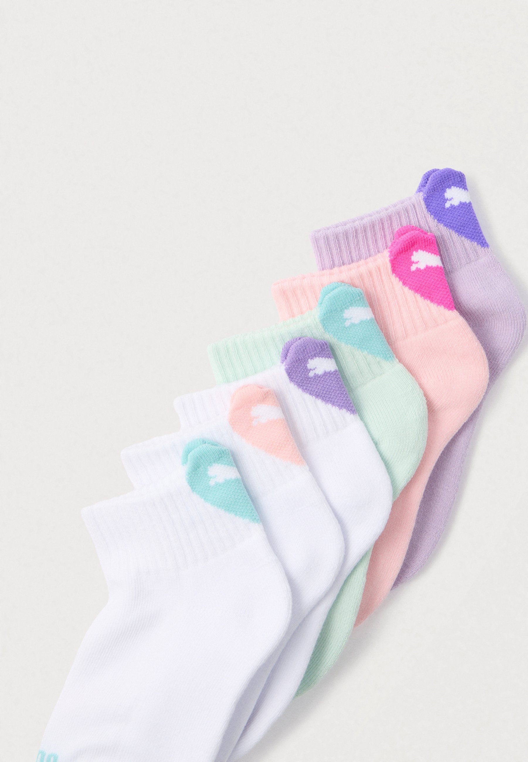 KIDS HEART LOGO QUARTER UNISEX 6 PACK - Socks - multi-coloured
