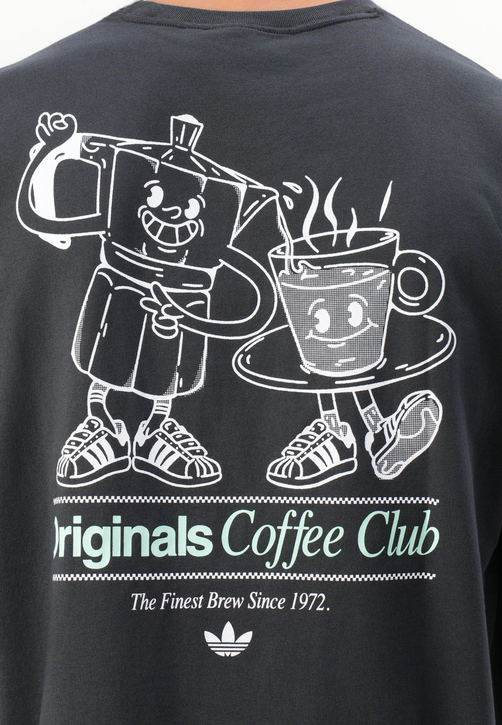 COFFEE TEE UNISEX - Print T-shirt - anthracite
