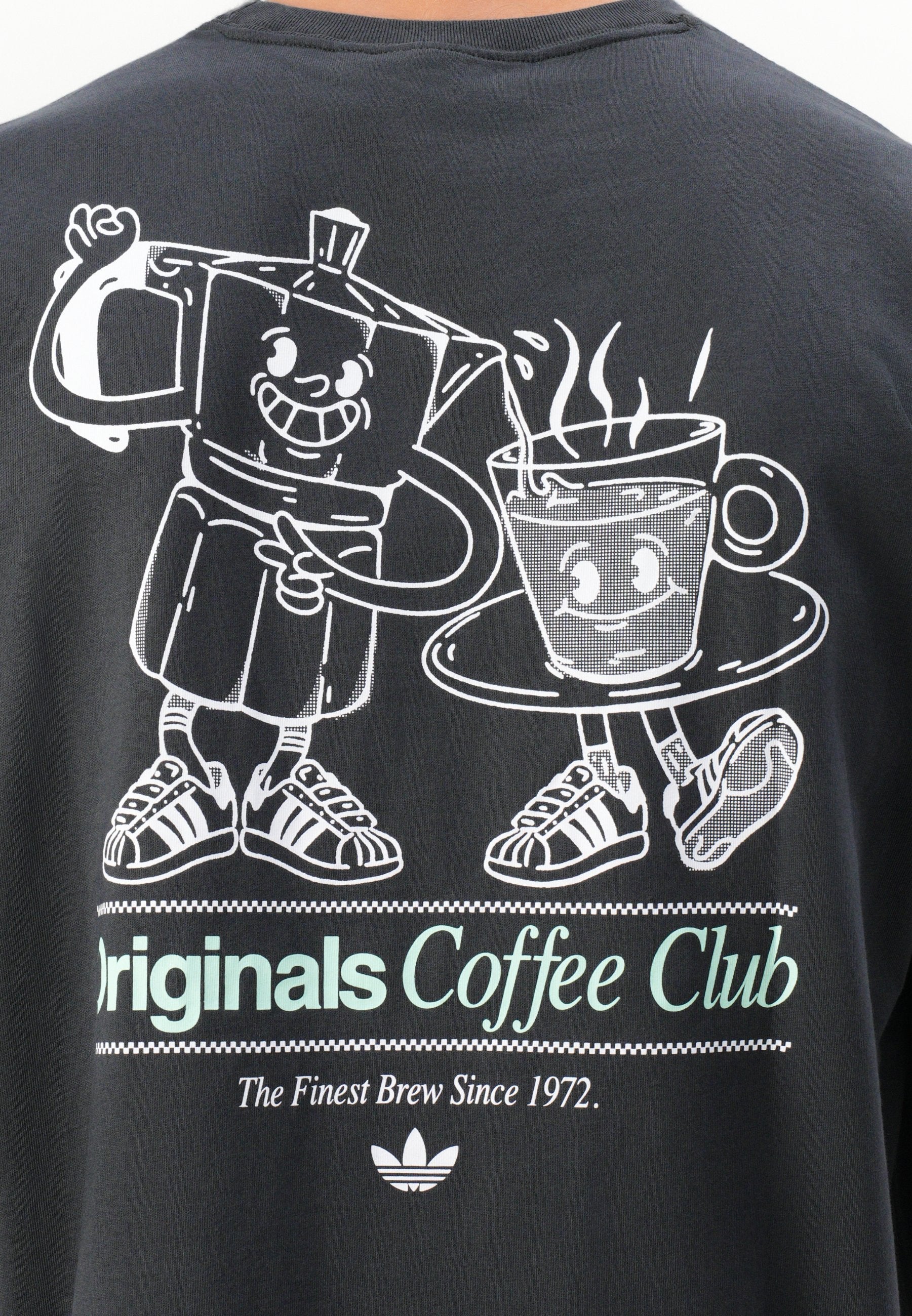 COFFEE TEE UNISEX - Print T-shirt - anthracite