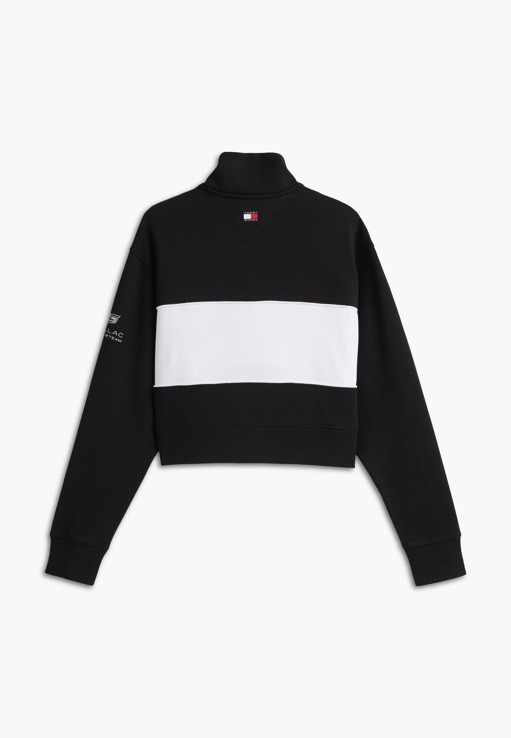 TH X CADILLAC FORMULE 1 TEAM HALF ZIP MIAMI - Sweat-shirt - black/stone grey/white