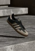 SAMBA OG - Trainers - core black/beige/gold-coloured metallic