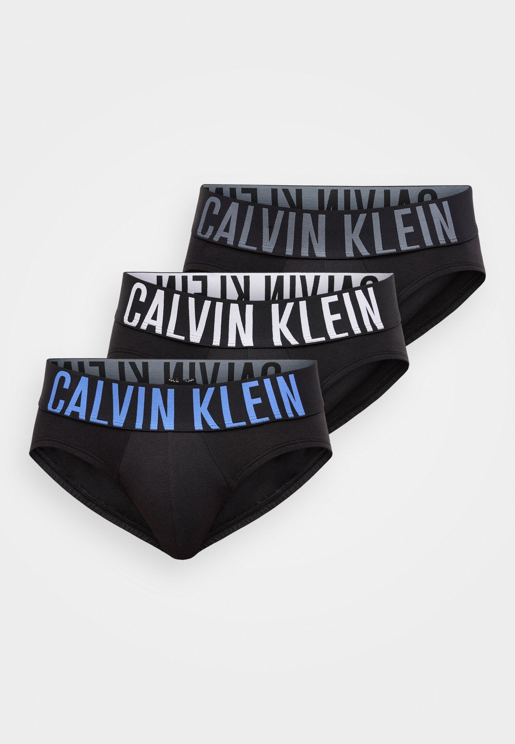 HIP BRIEF 3 PACK INTENSE POWER COTTON - شورتات - أسود/اضطراب/أبيض