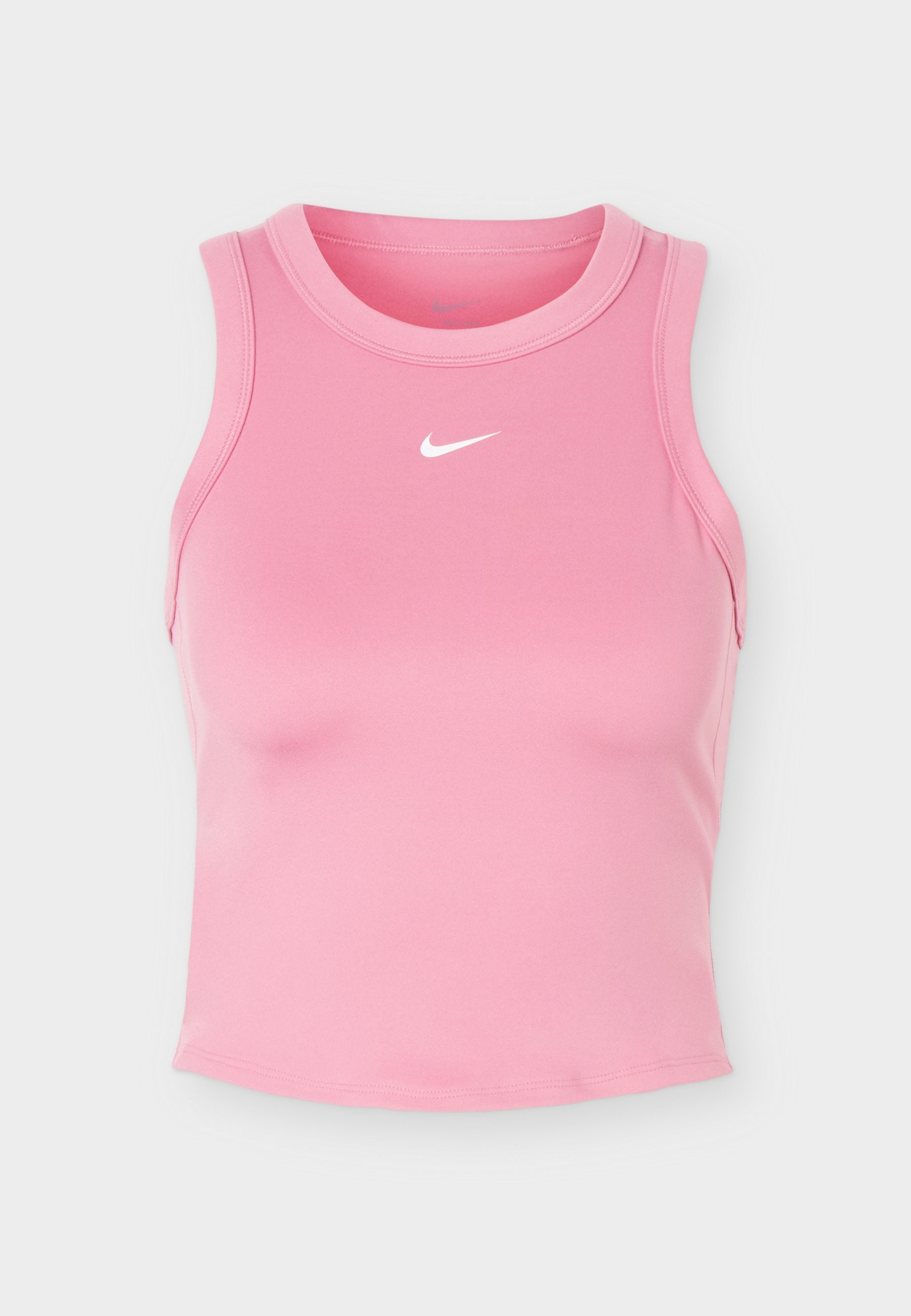 ONE FITTED CROP TANK - Top - peony/white