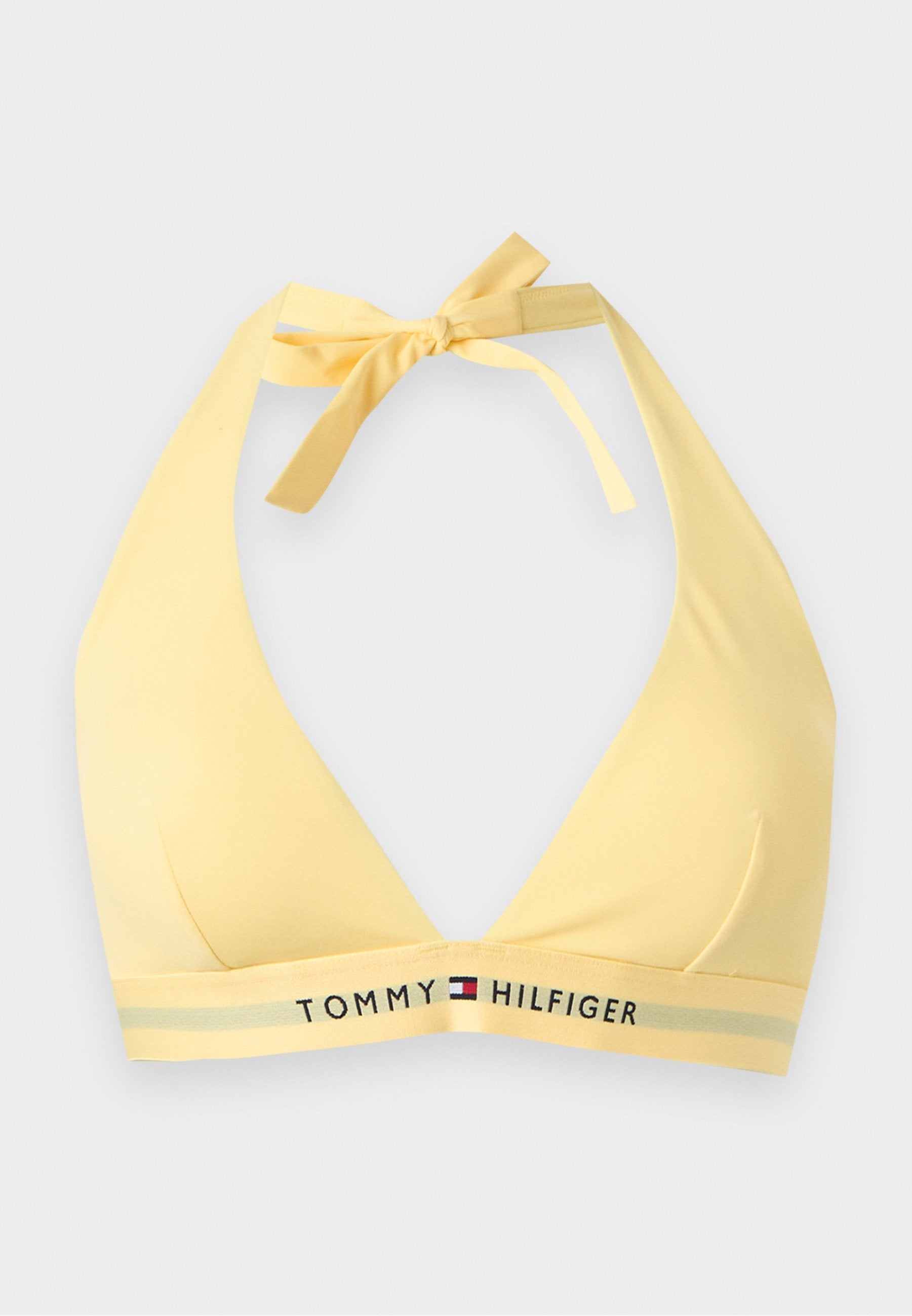 ORIGINAL HALTER - Bikini top - citronella
