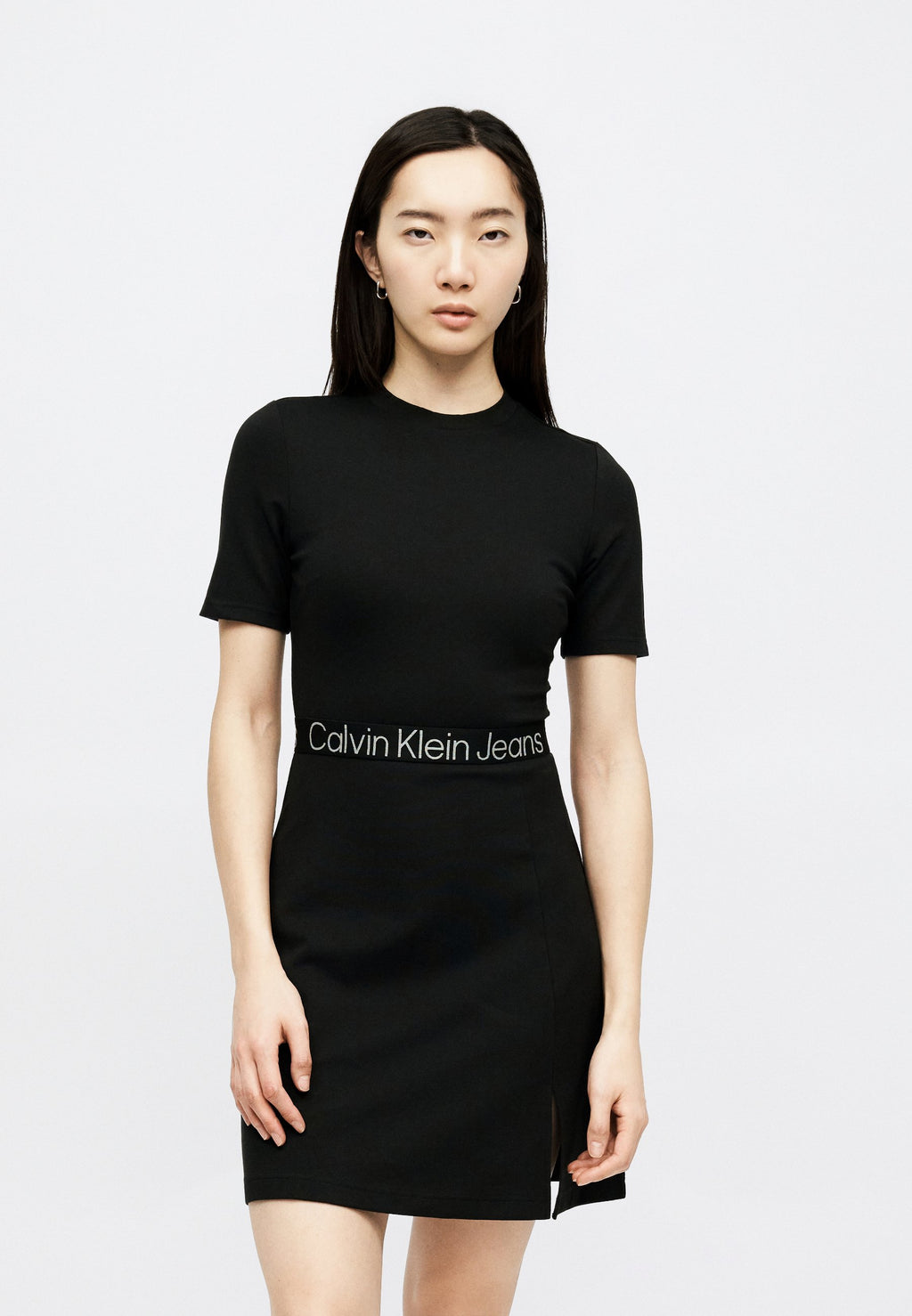 TAPE MILANO DRESS - Jersey dress - black