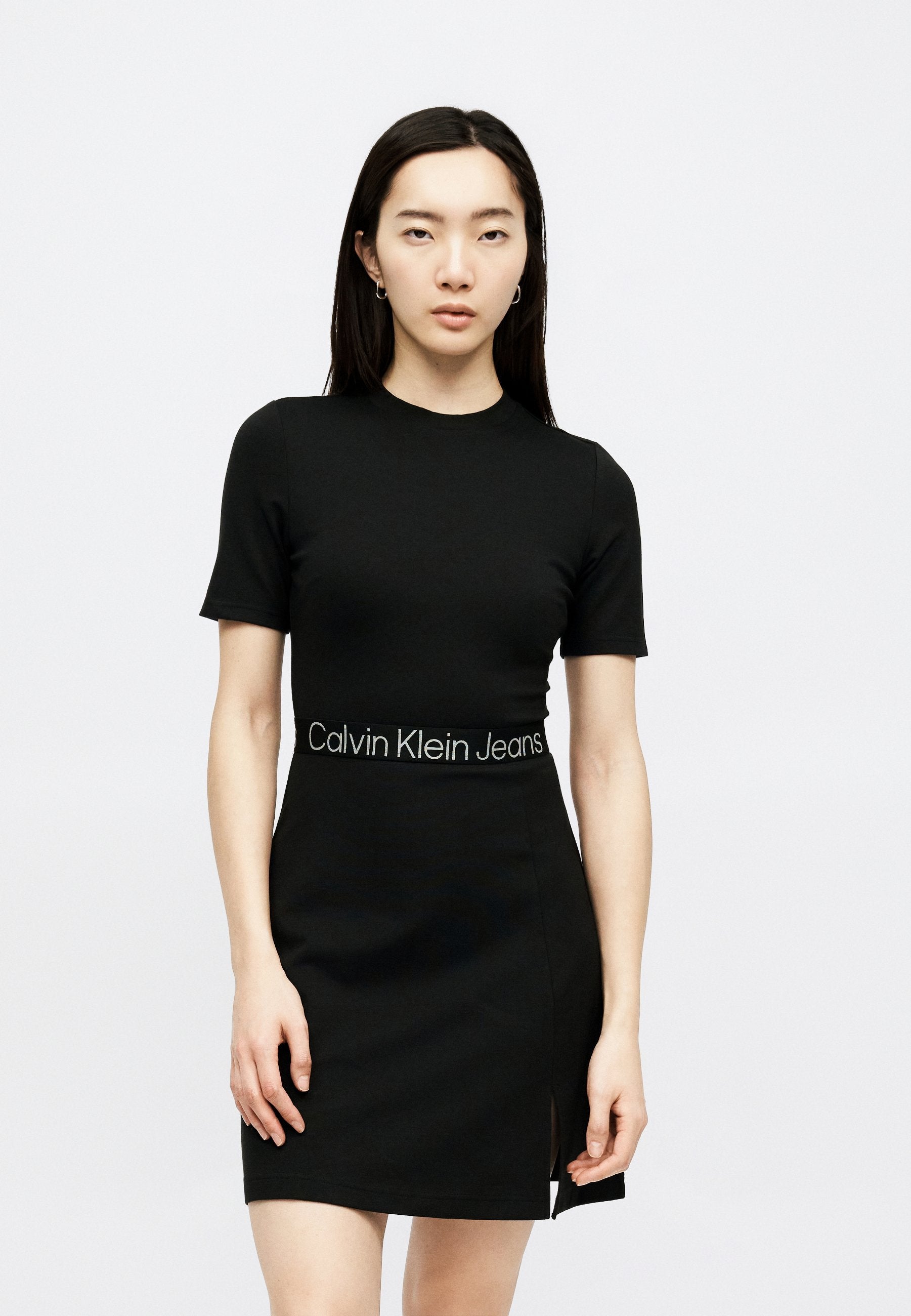 TAPE MILANO DRESS - Jersey dress - black