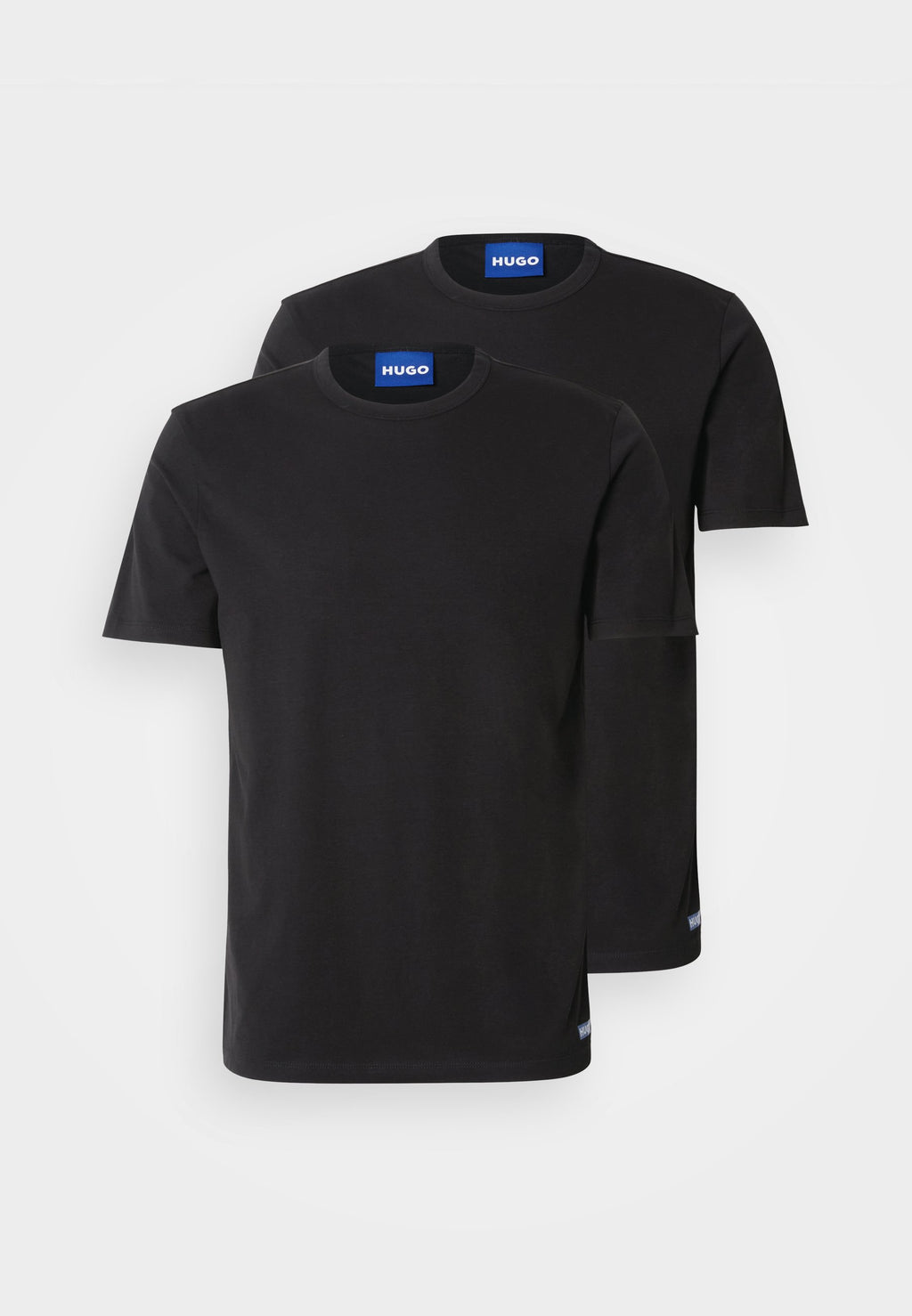 NAOLO 2 PACK - Basic T-shirt - black