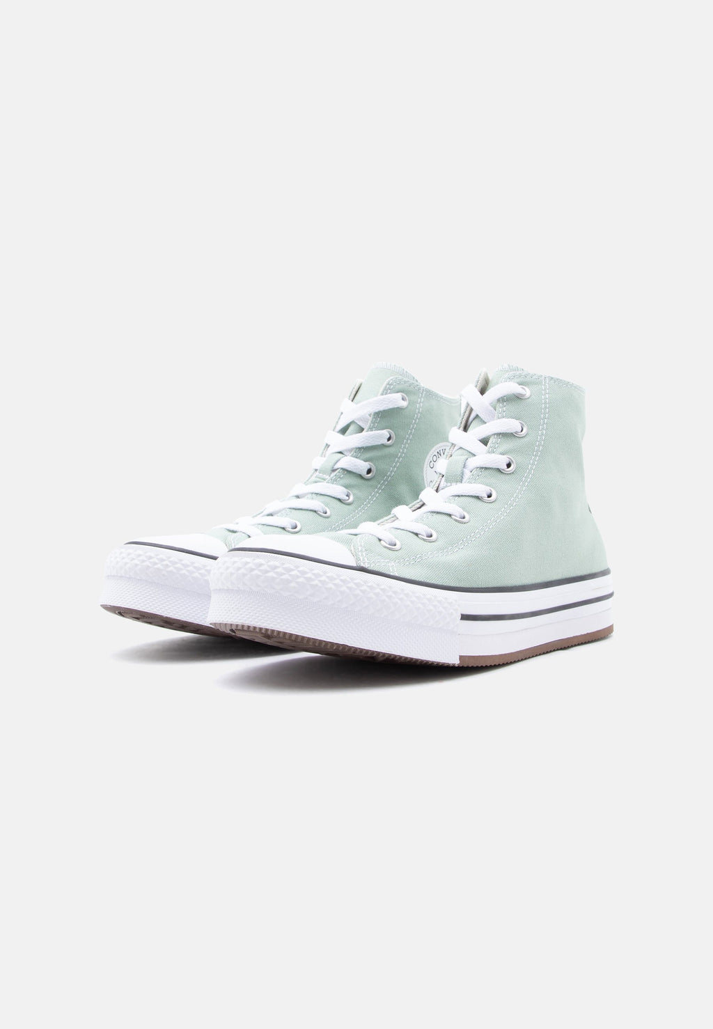CHUCK TAYLOR ALL STAR LIFT PLATFORM UNISEX - High-top trainers - thyme again/white/natural ivory
