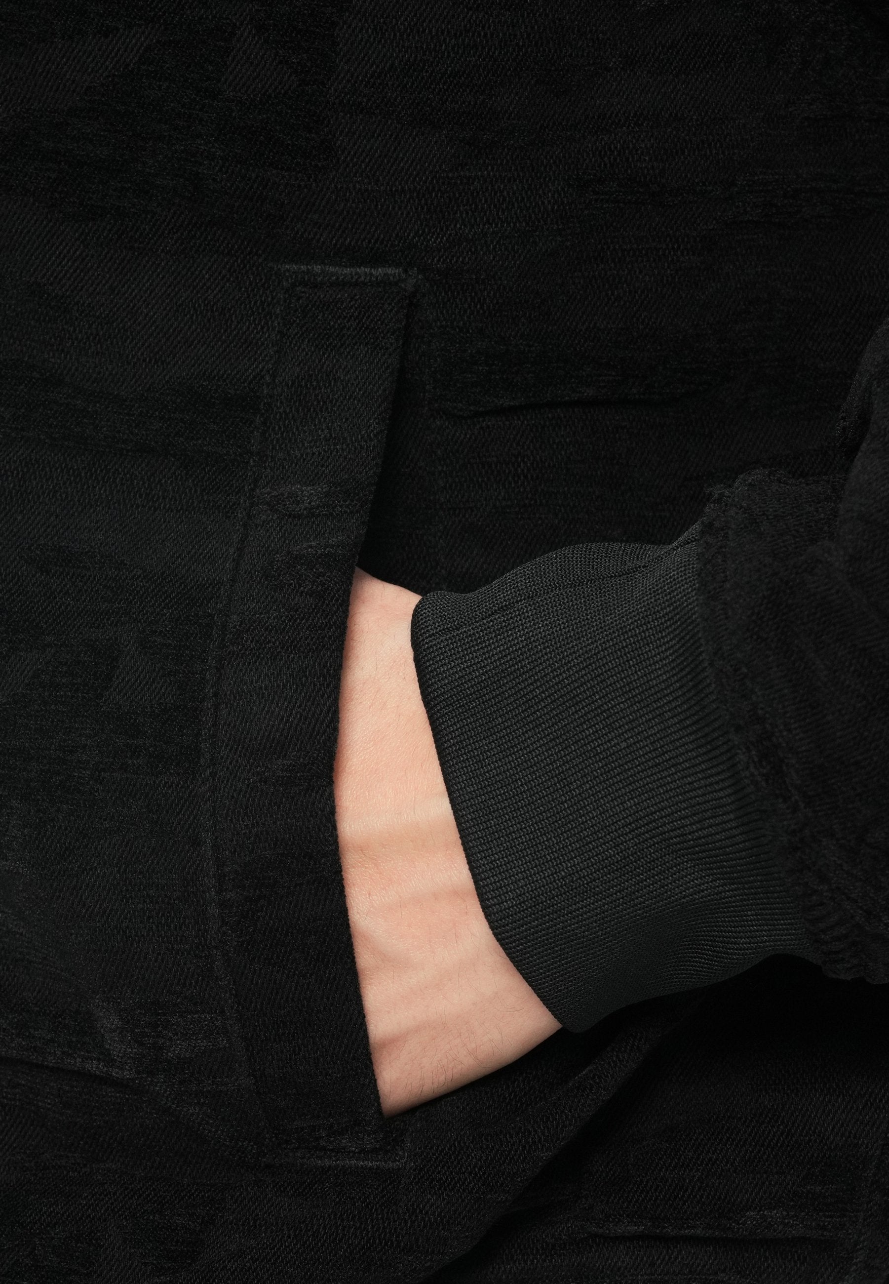 JACKET - Bomber Jacket - black denim