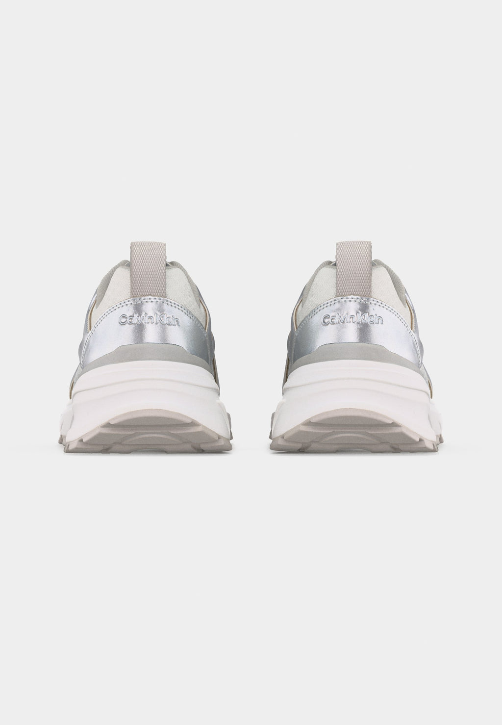 HIKE RUN - Trainers - bright white/silver-coloured