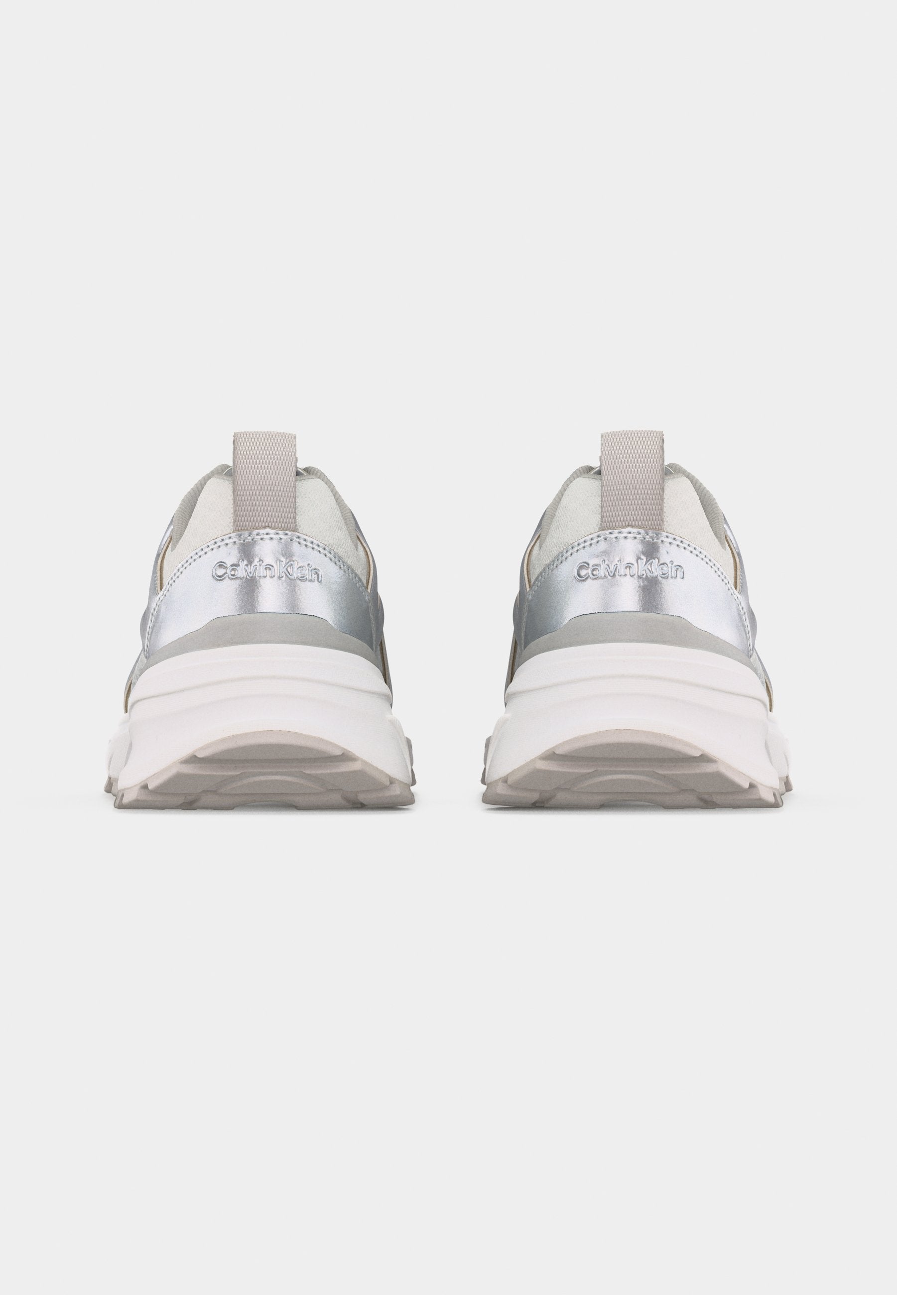 HIKE RUN - Trainers - bright white/silver-coloured