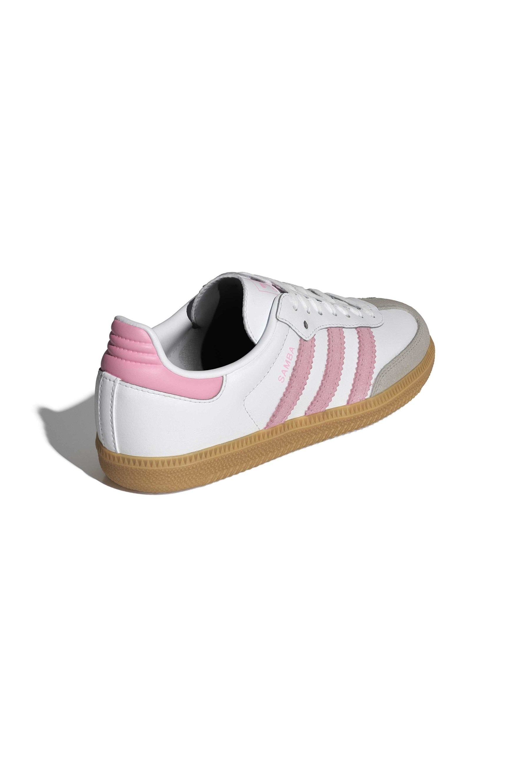 SAMBA OG UNISEX - Baskets - blanc/rose clair/gomme