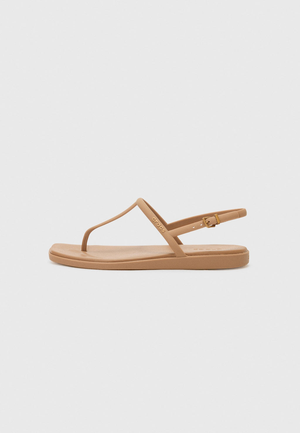 MIAMI - T-bar sandals - milk chocolate