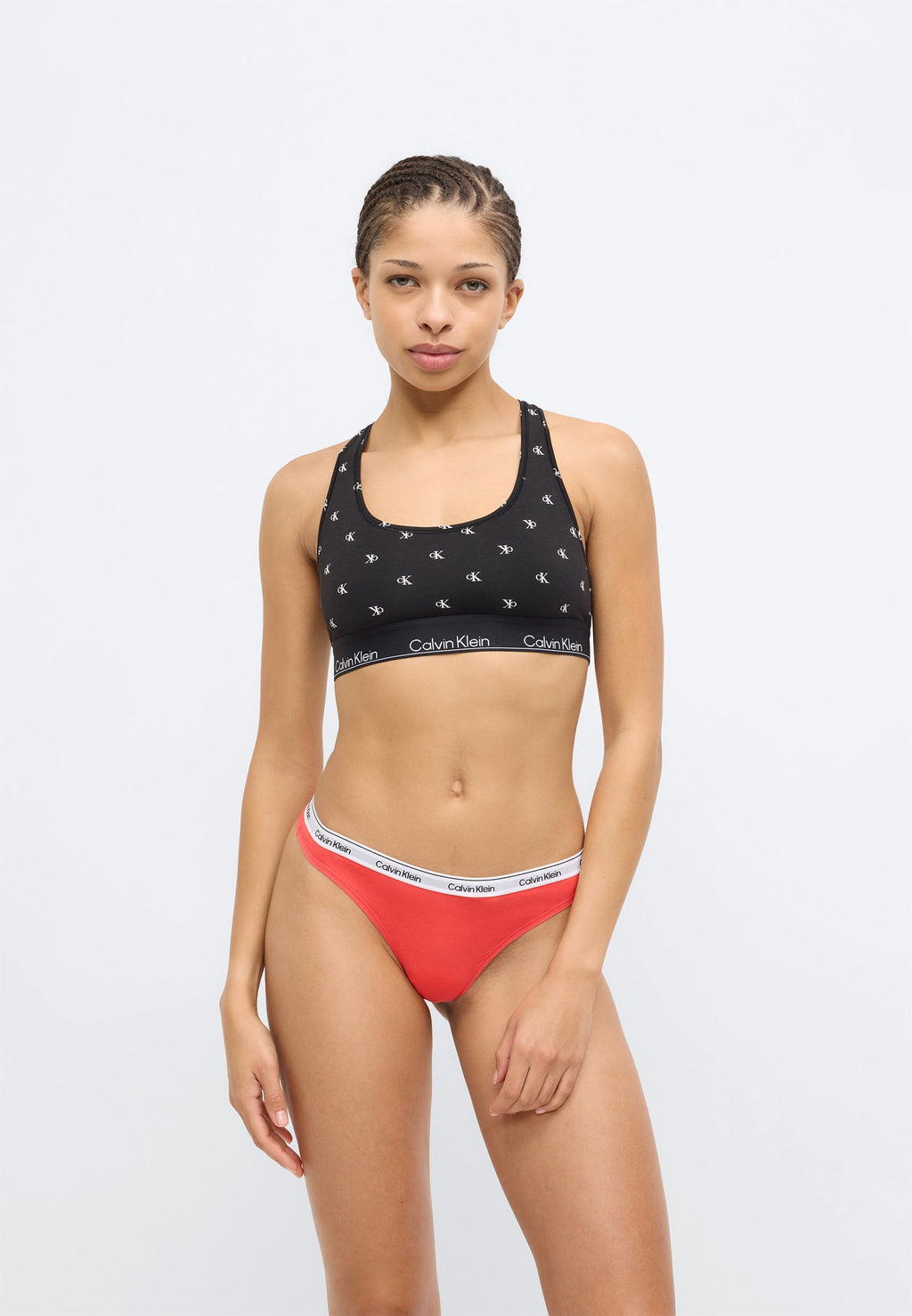 THONG ICON LOGO 5 PACK - Thong - black/snow heather