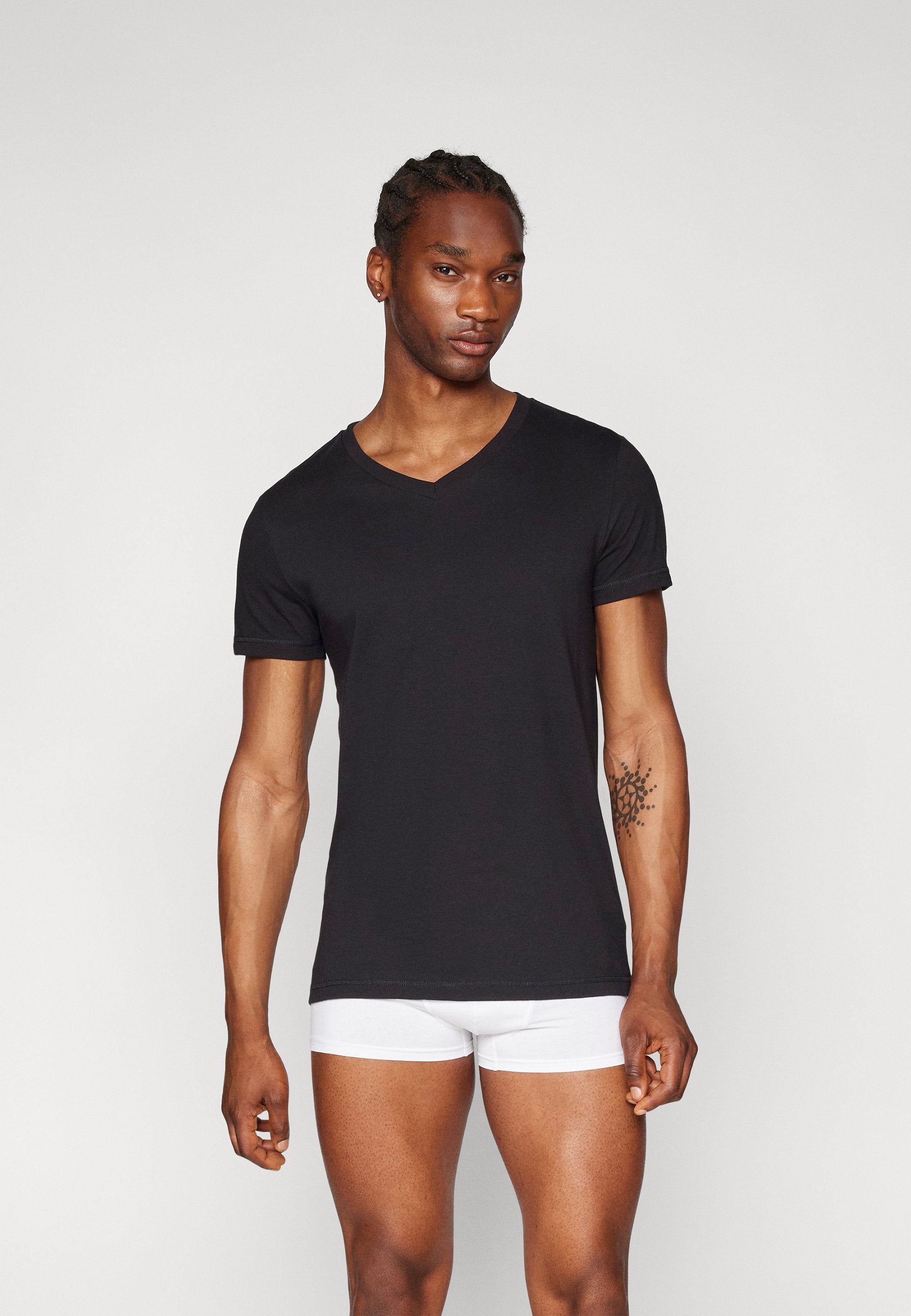 3 PACK - Undershirt - true black