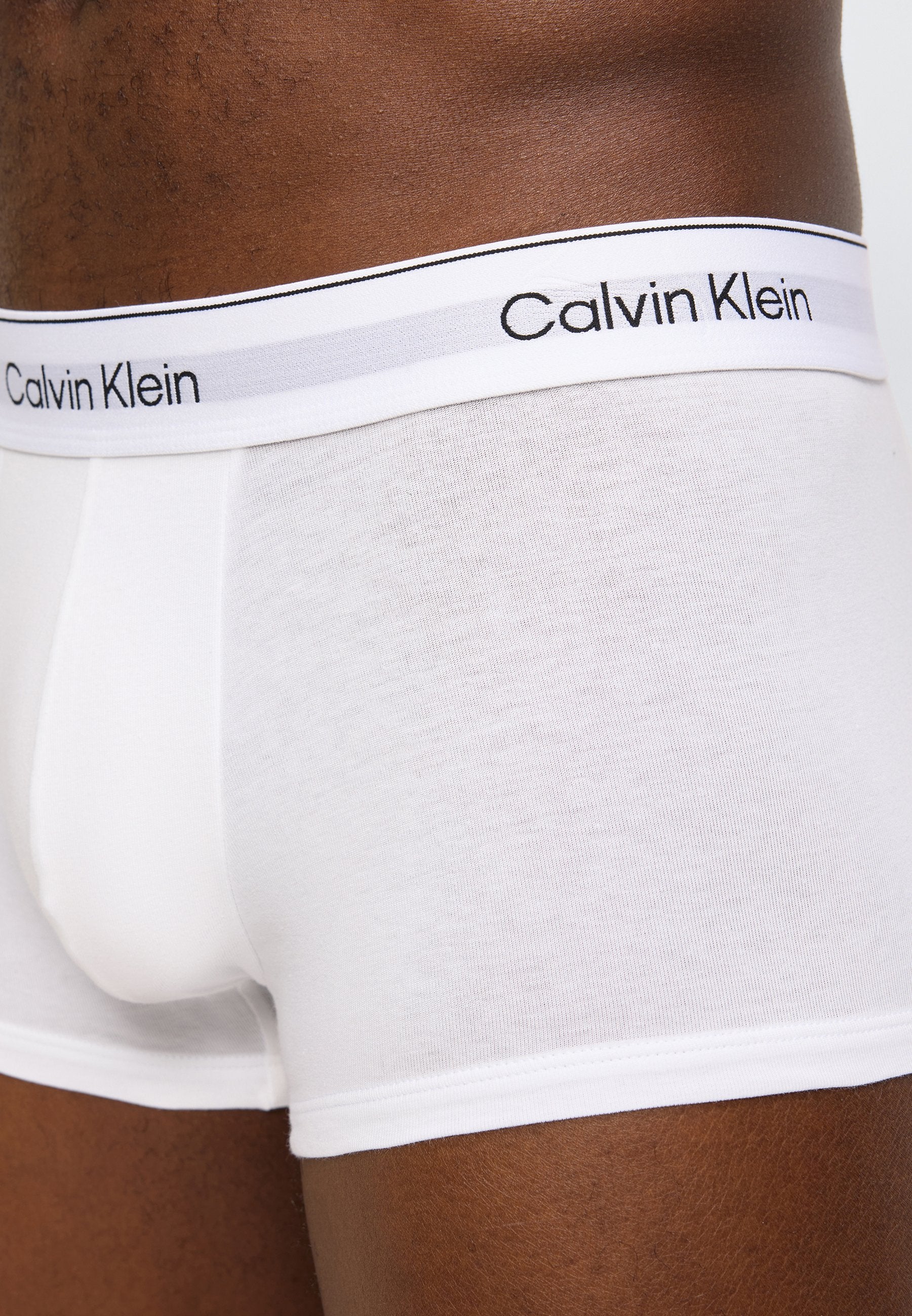 LOW RISE TRUNK 7 PACK ICON COTTON STRETCH - Trunks - white