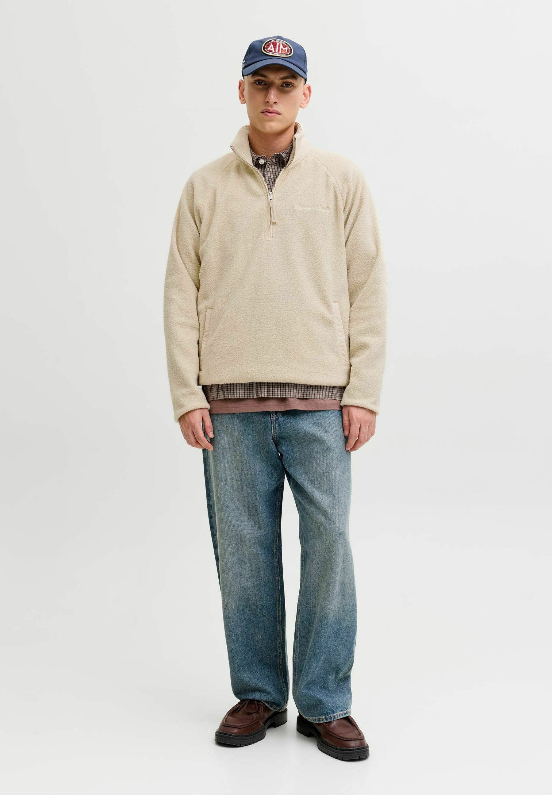Fleece sweat Fleece sweat - Fleece jumper - oatmeal