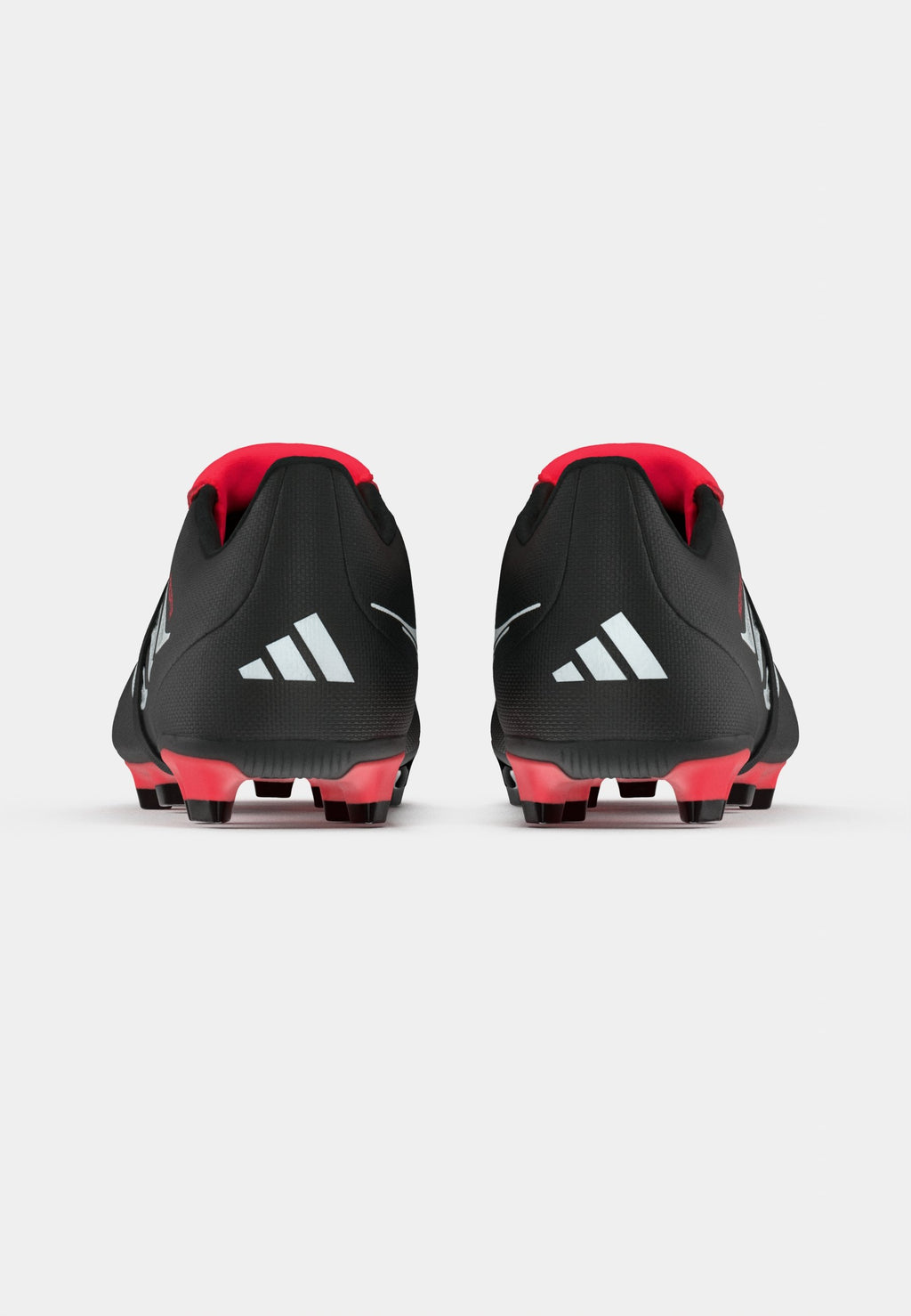 PREDATOR CLUB FOLD-OVER TONGUE - Football boots artificial grass - core black/footwear white/lucid red