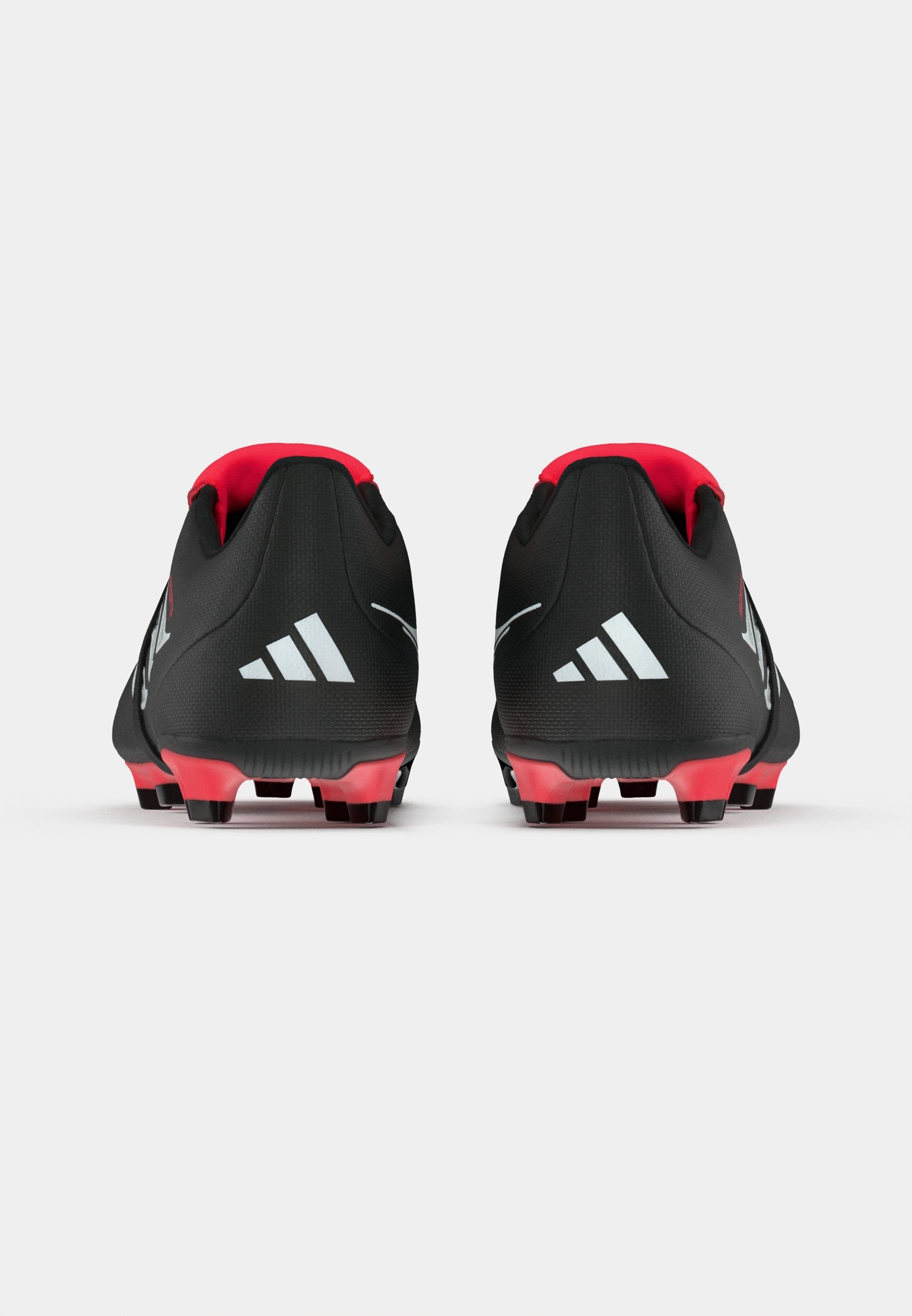 PREDATOR CLUB FOLD-OVER TONGUE - Football boots artificial grass - core black/footwear white/lucid red