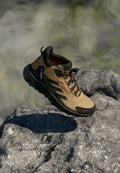 ANYLANDER MID - Hiking shoes - cardboard/core black/shadow olive