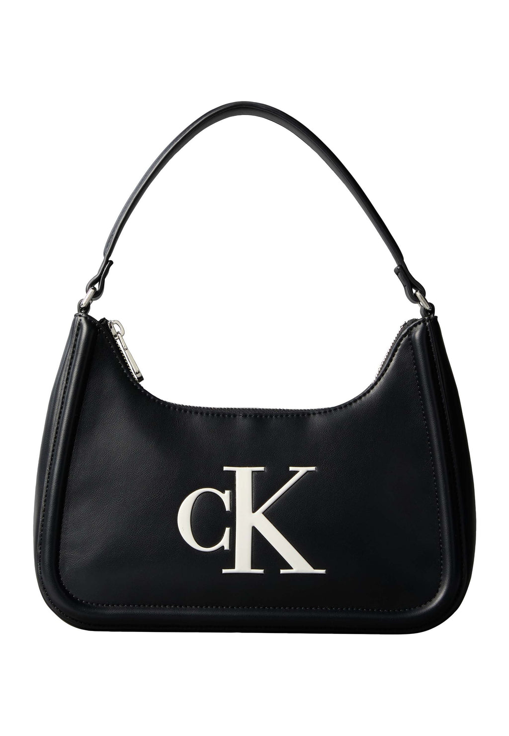 BOLD SMALL SHOULDER BAG - Handbag - black/white